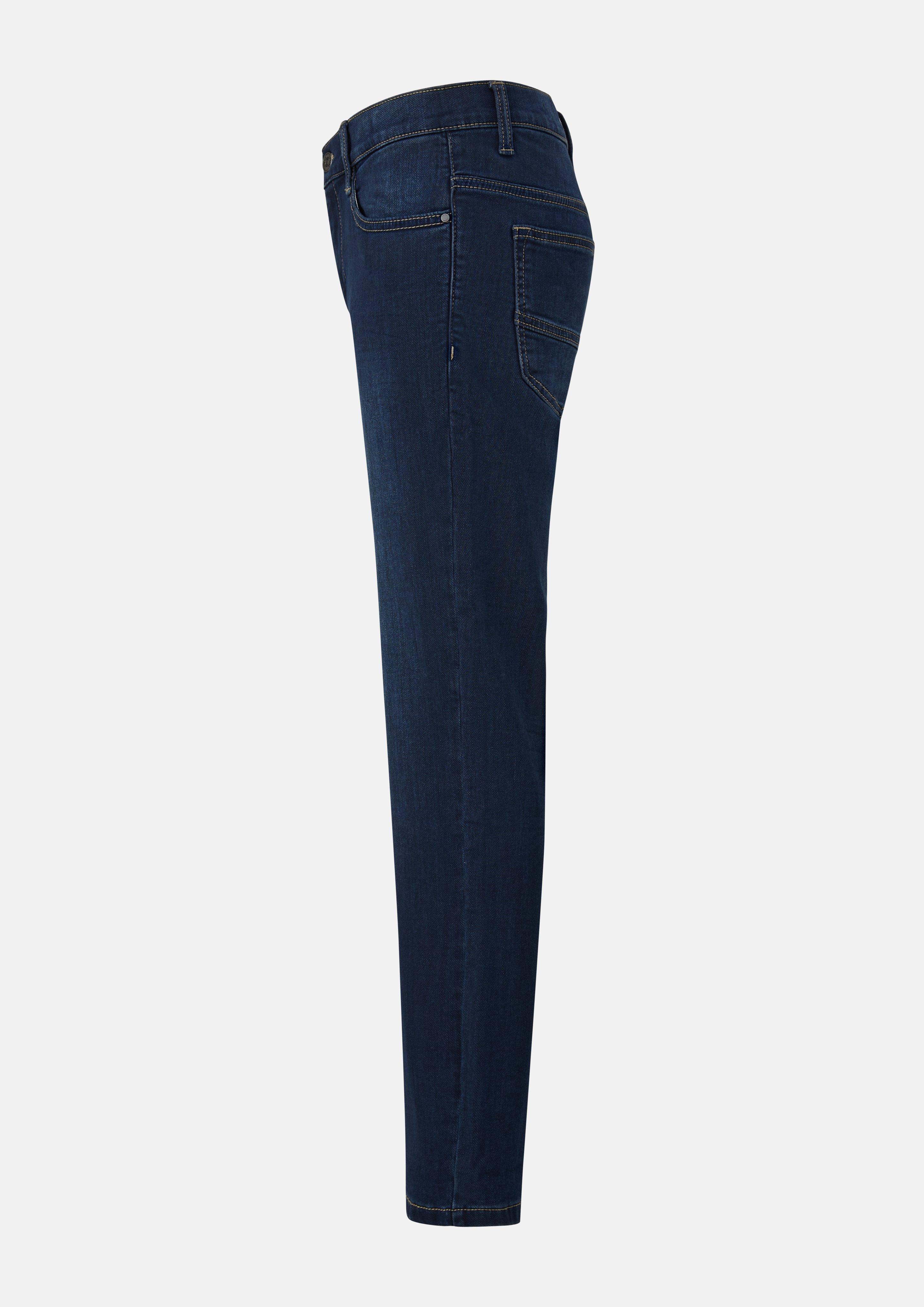 Junior Jeans Pete / Regular Fit / Mid Rise / Straight Leg / zacht en warm van binnen in blauw van s.Oliver