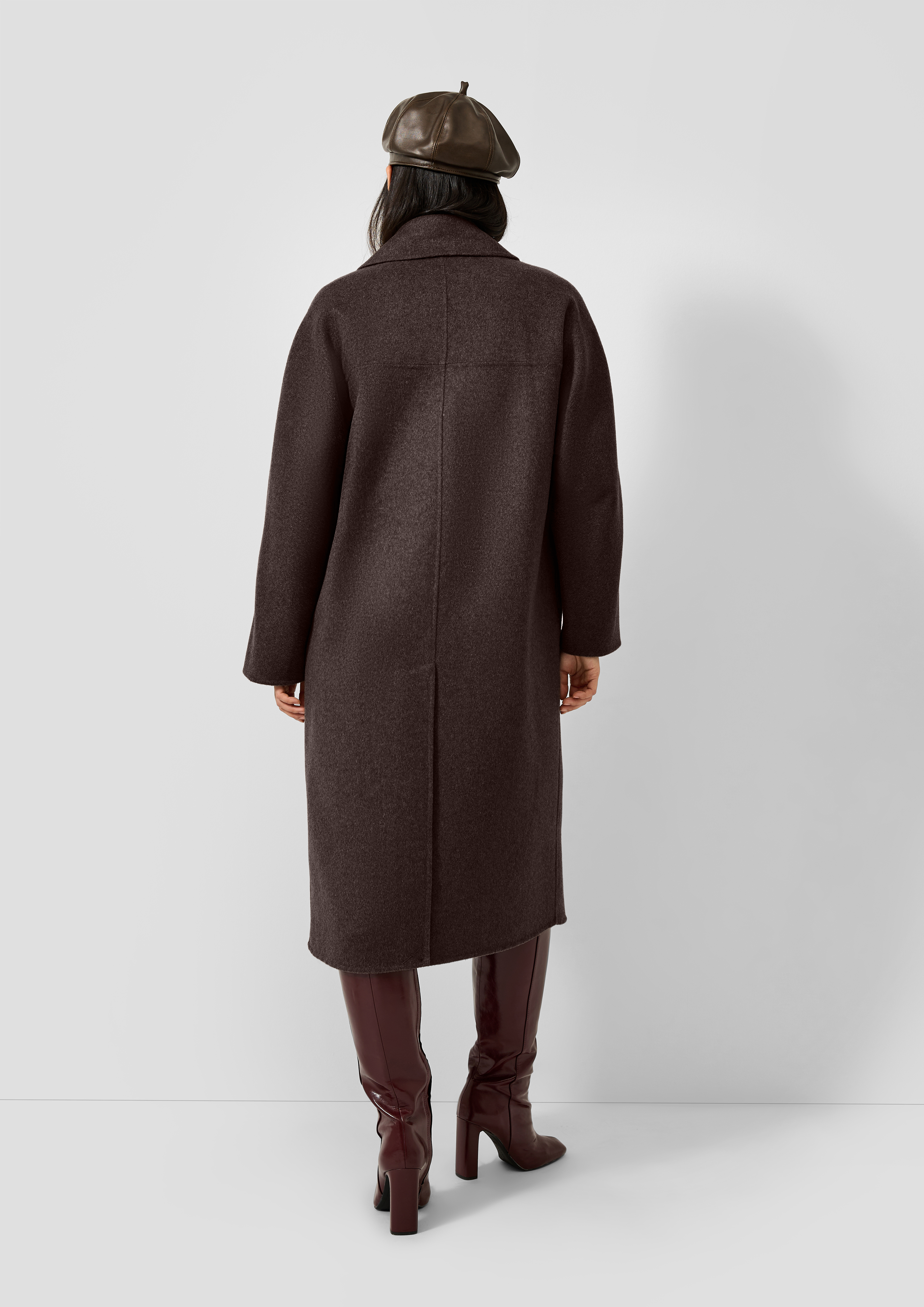 Femmes Manteau d'extérieur en brun de QS