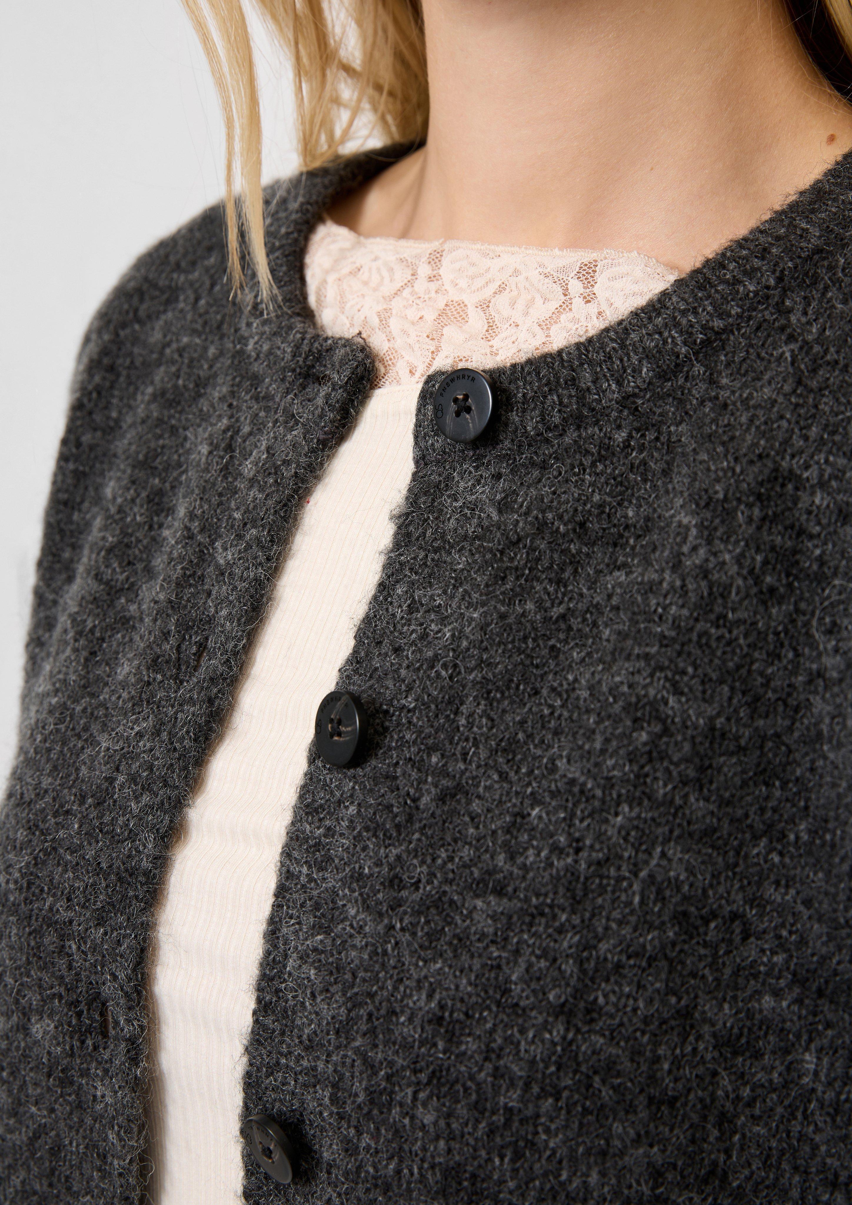Women Cardigan in grey by QS