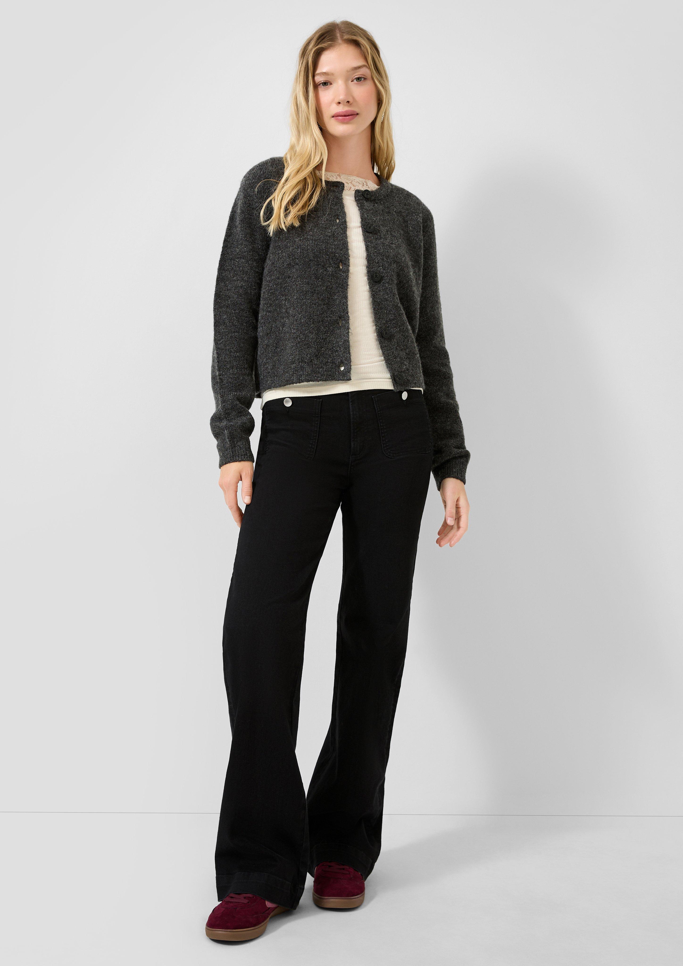 Women Cardigan in grey by QS