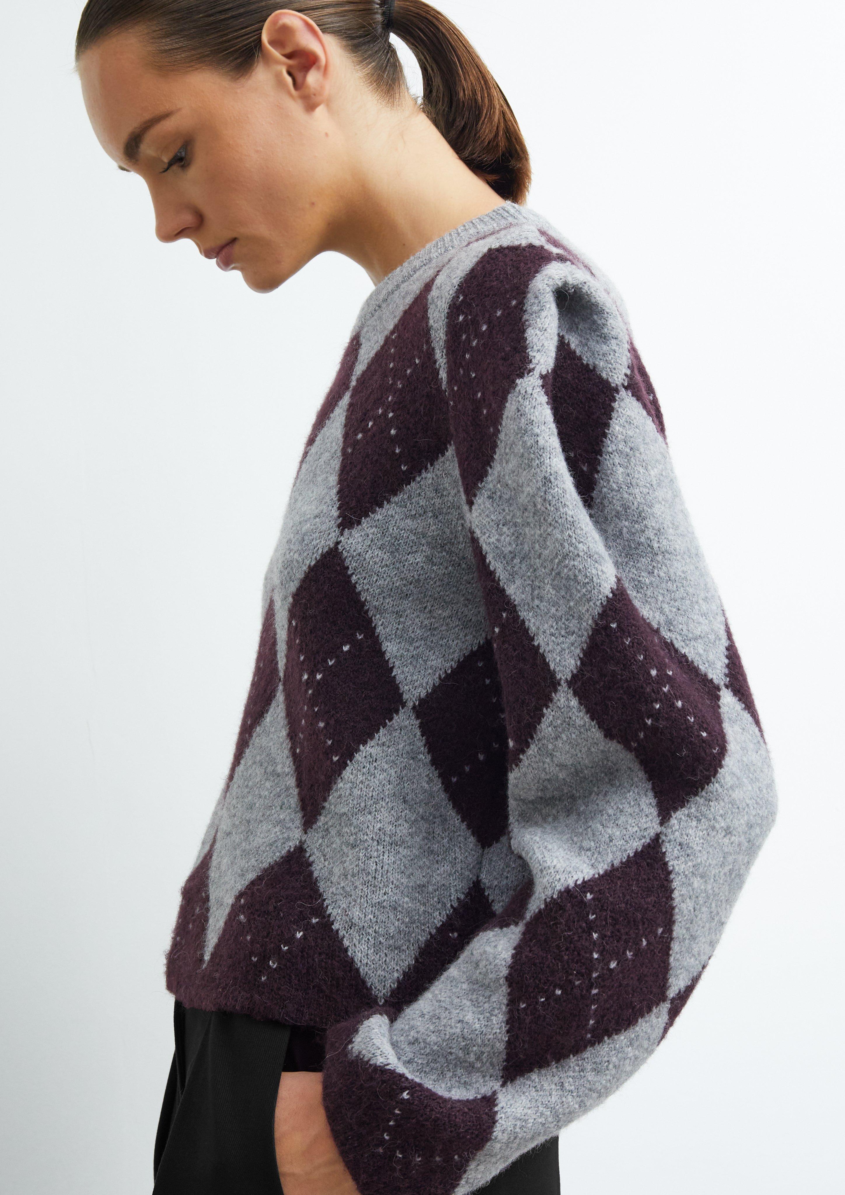 Strickpullover in grau von COMMA