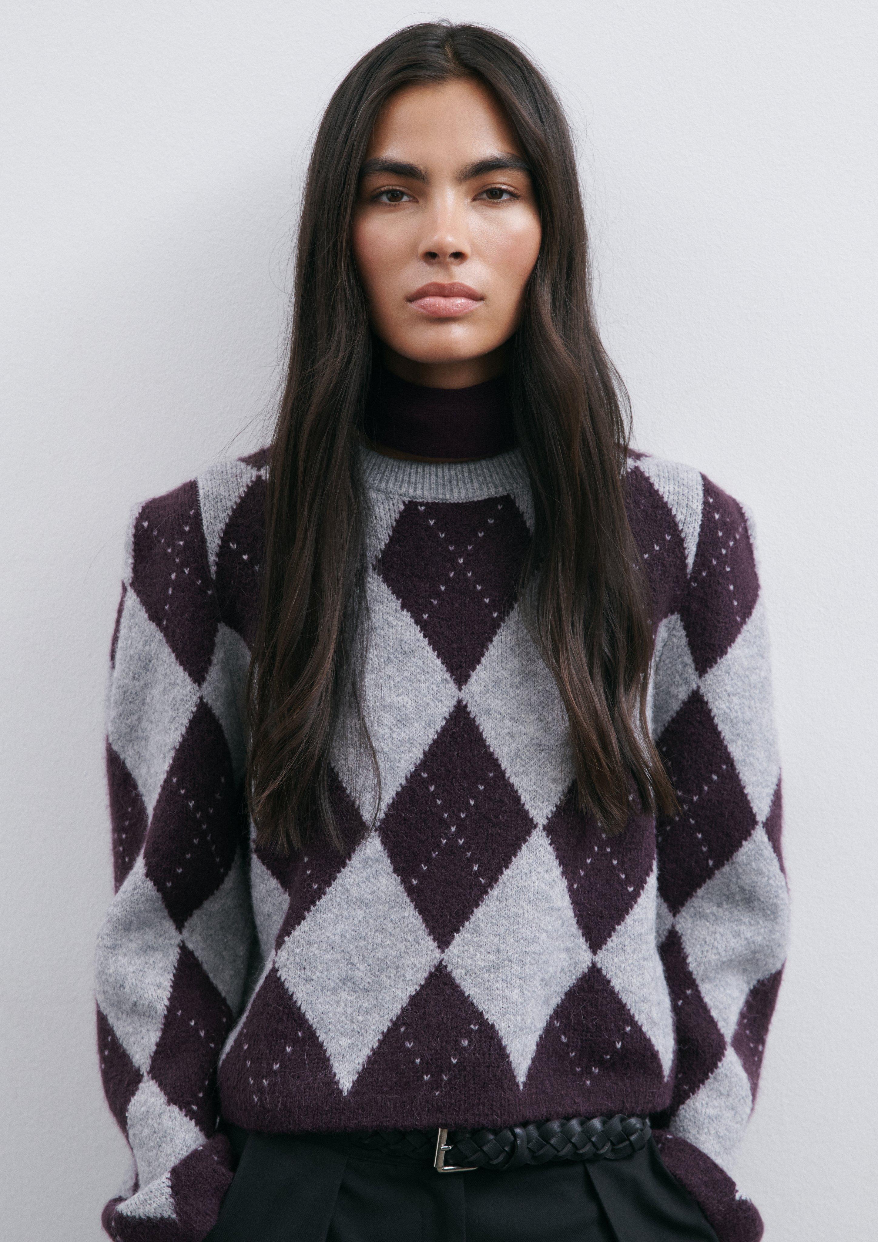 Strickpullover in grau von COMMA