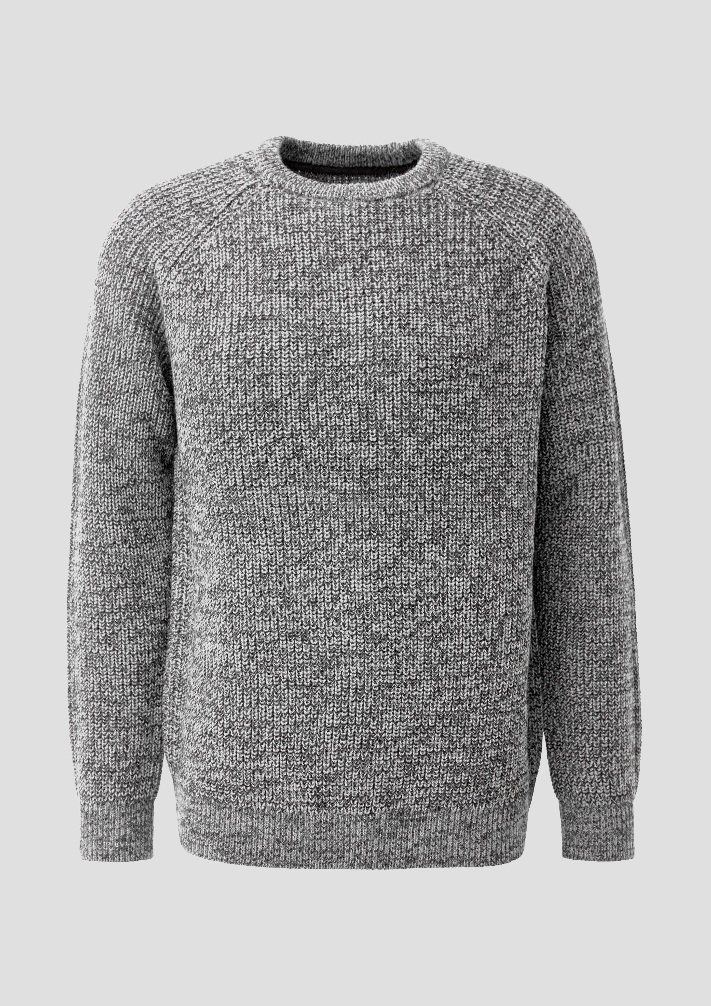 Herren Strickpullover in grau von QS