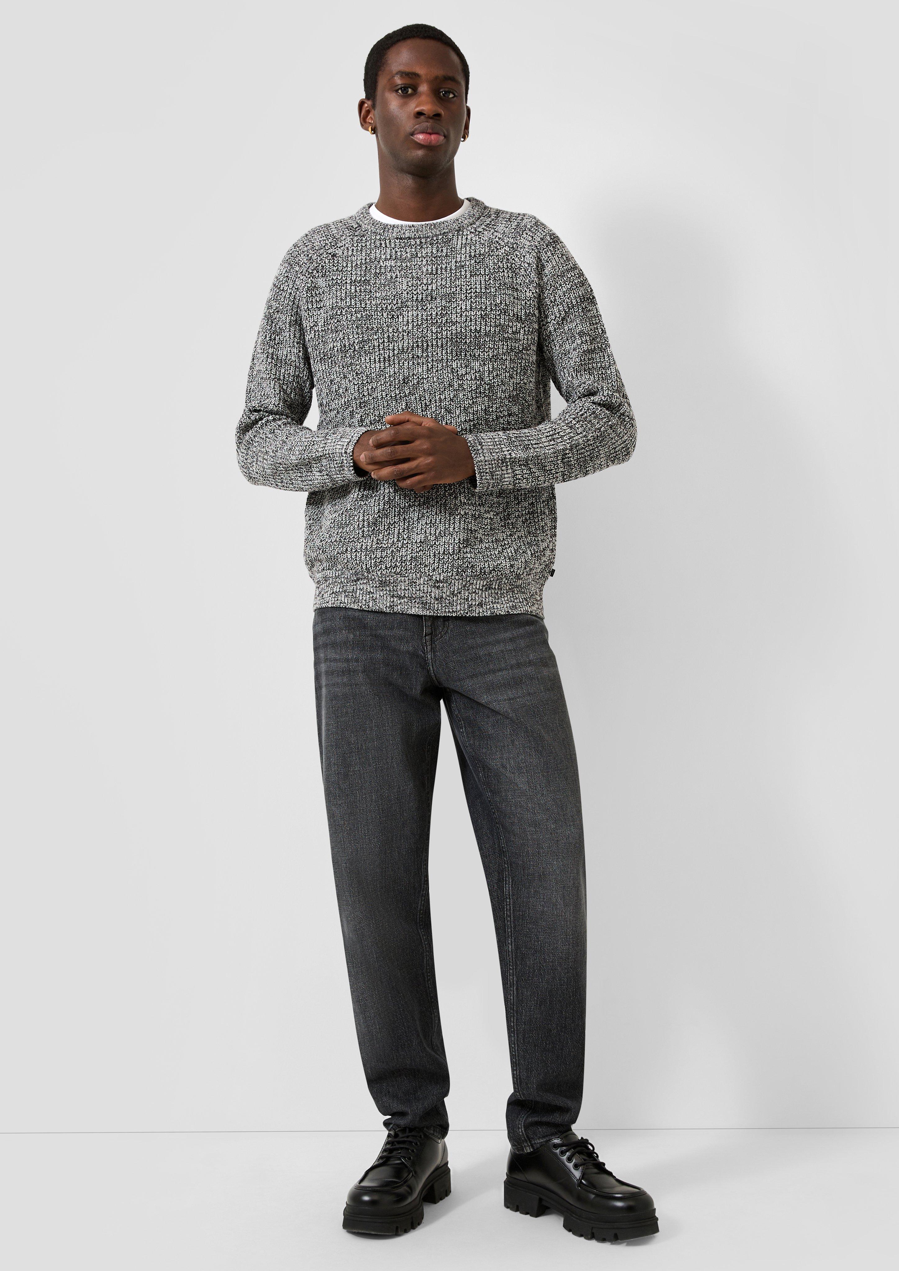 Herren Strickpullover in grau von QS