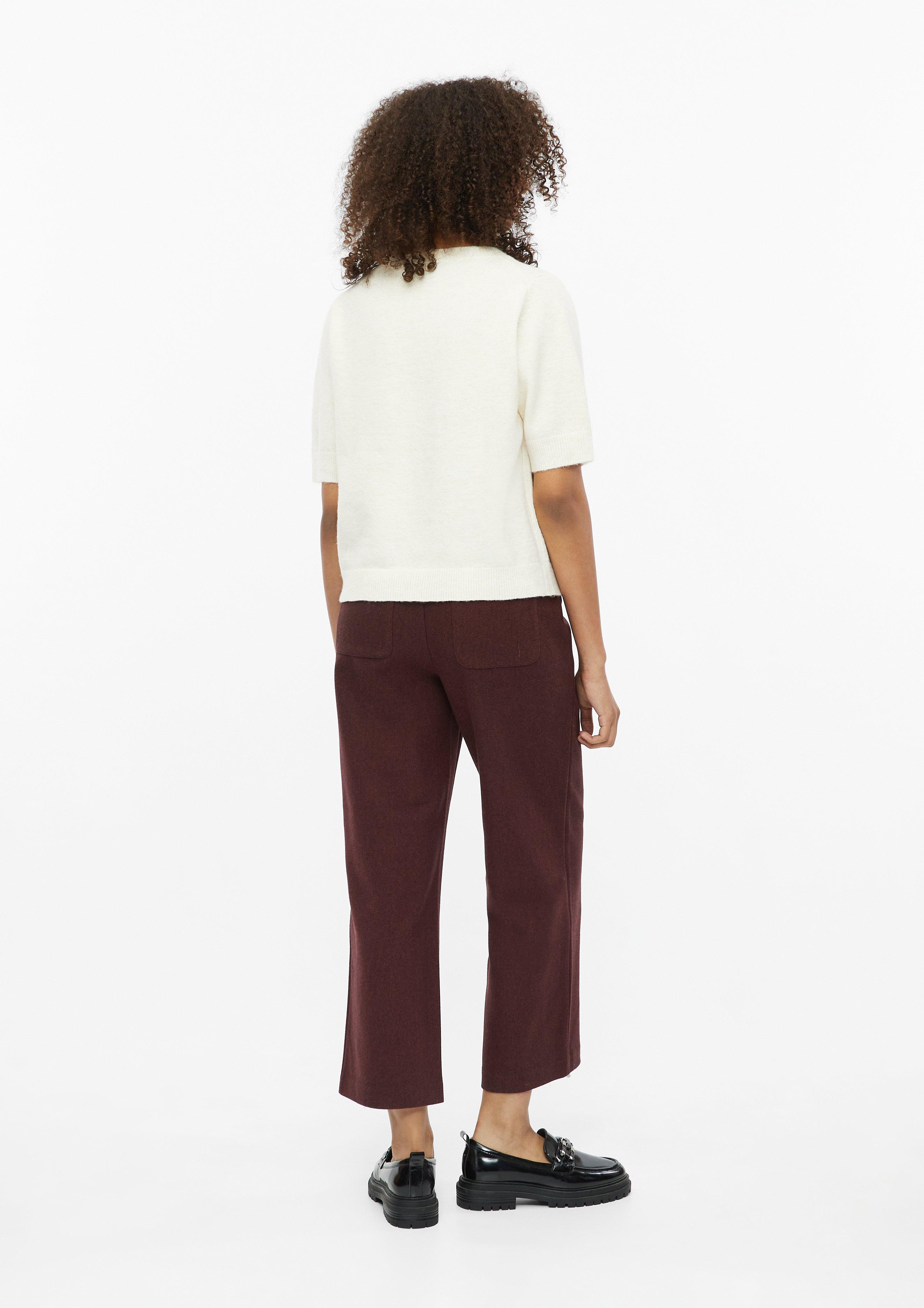 Dames Broek in rood van s.Oliver BLACK LABEL