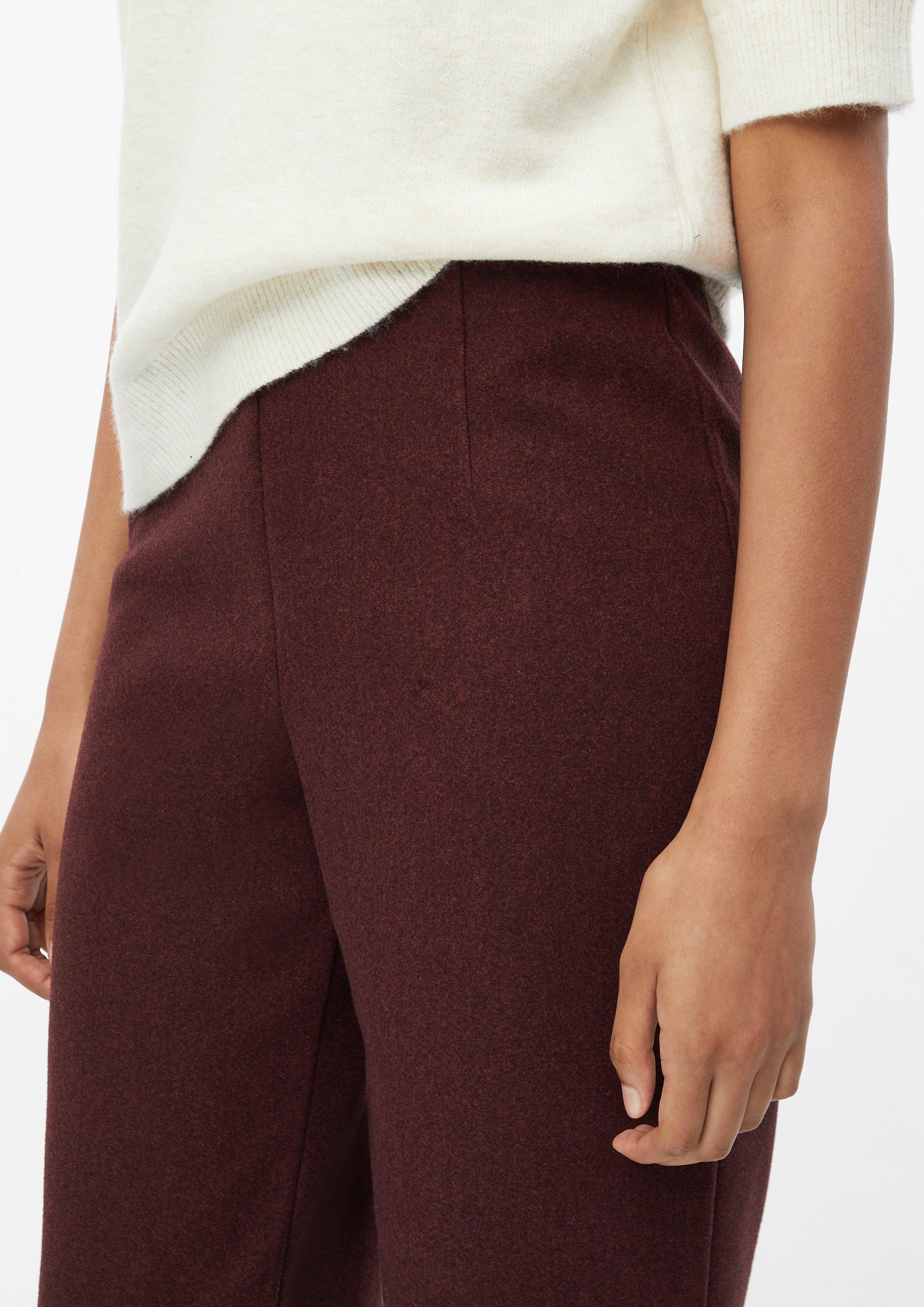 Dames Broek in rood van s.Oliver BLACK LABEL