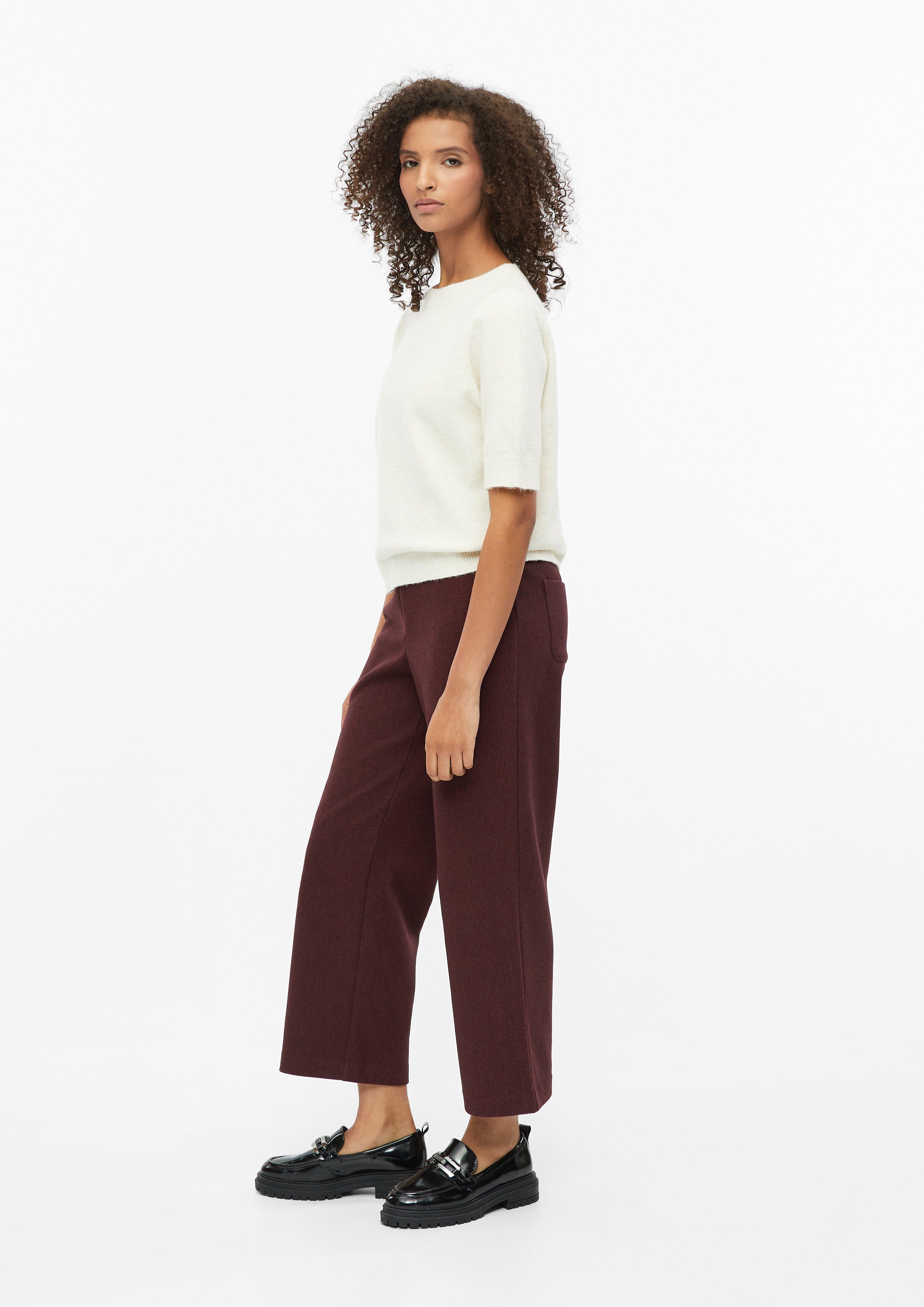 Dames Broek in rood van s.Oliver BLACK LABEL