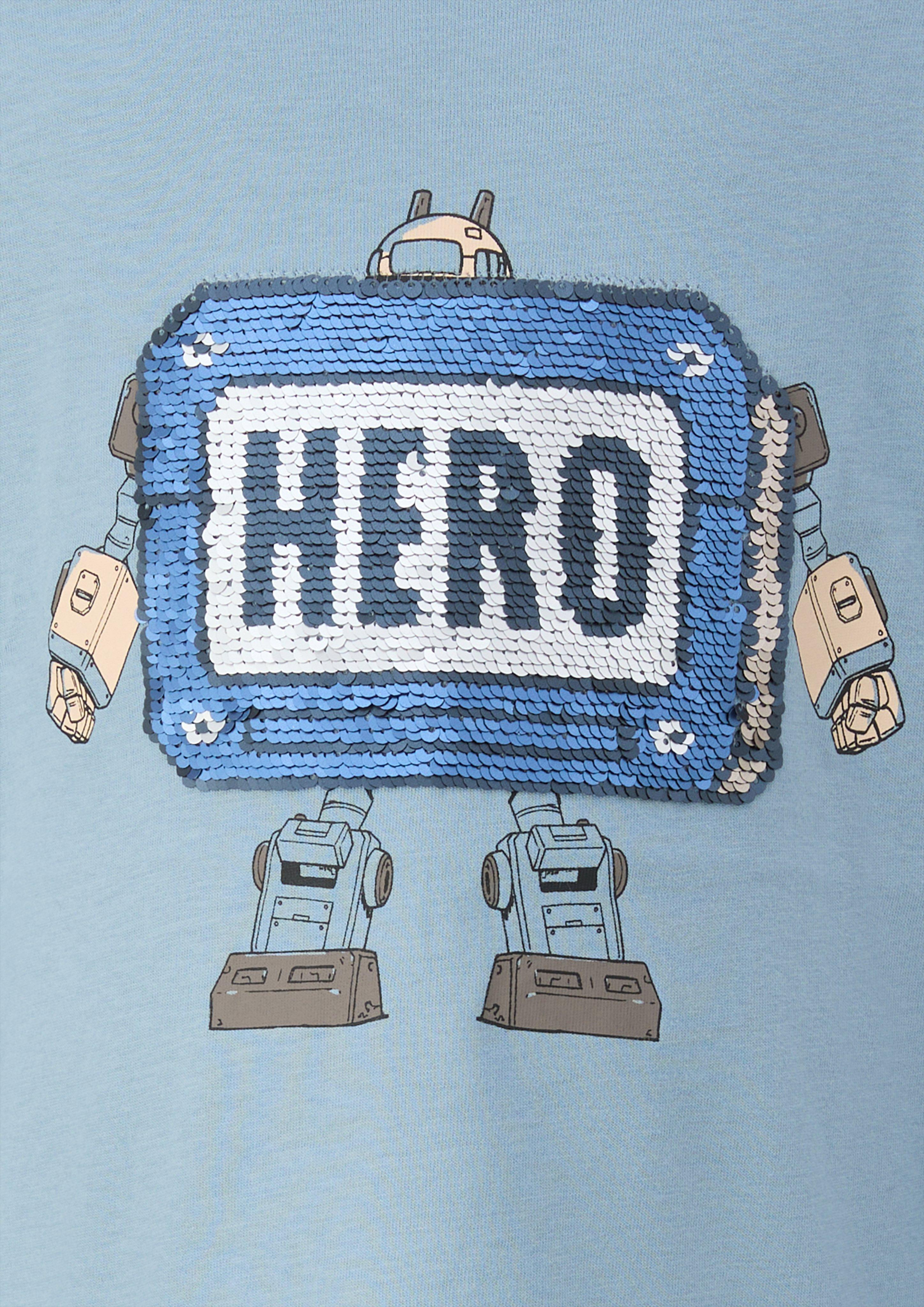 Kinder T-Shirt in blau von s.Oliver
