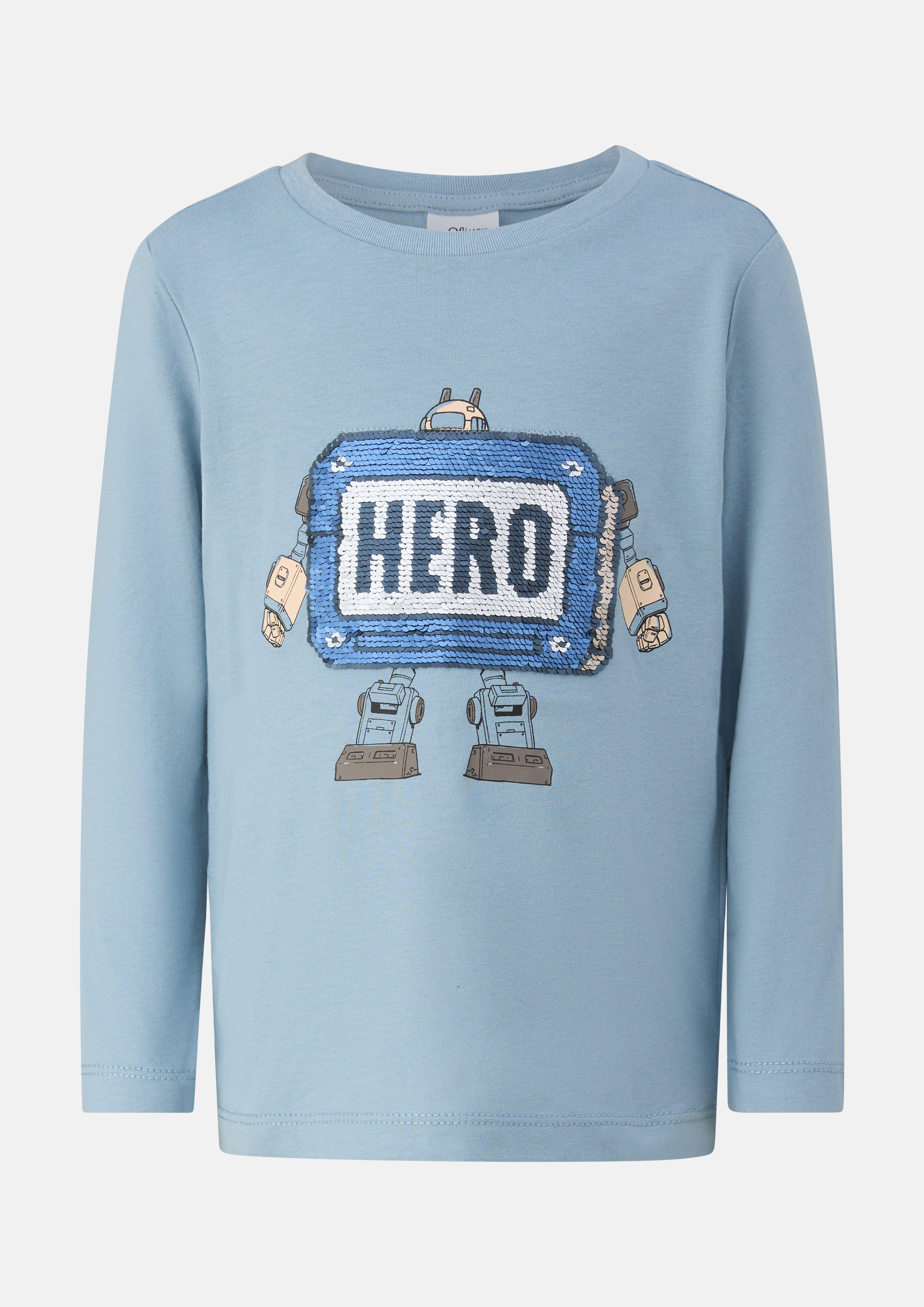 T-Shirt in Farbe hellblau von s.Oliver