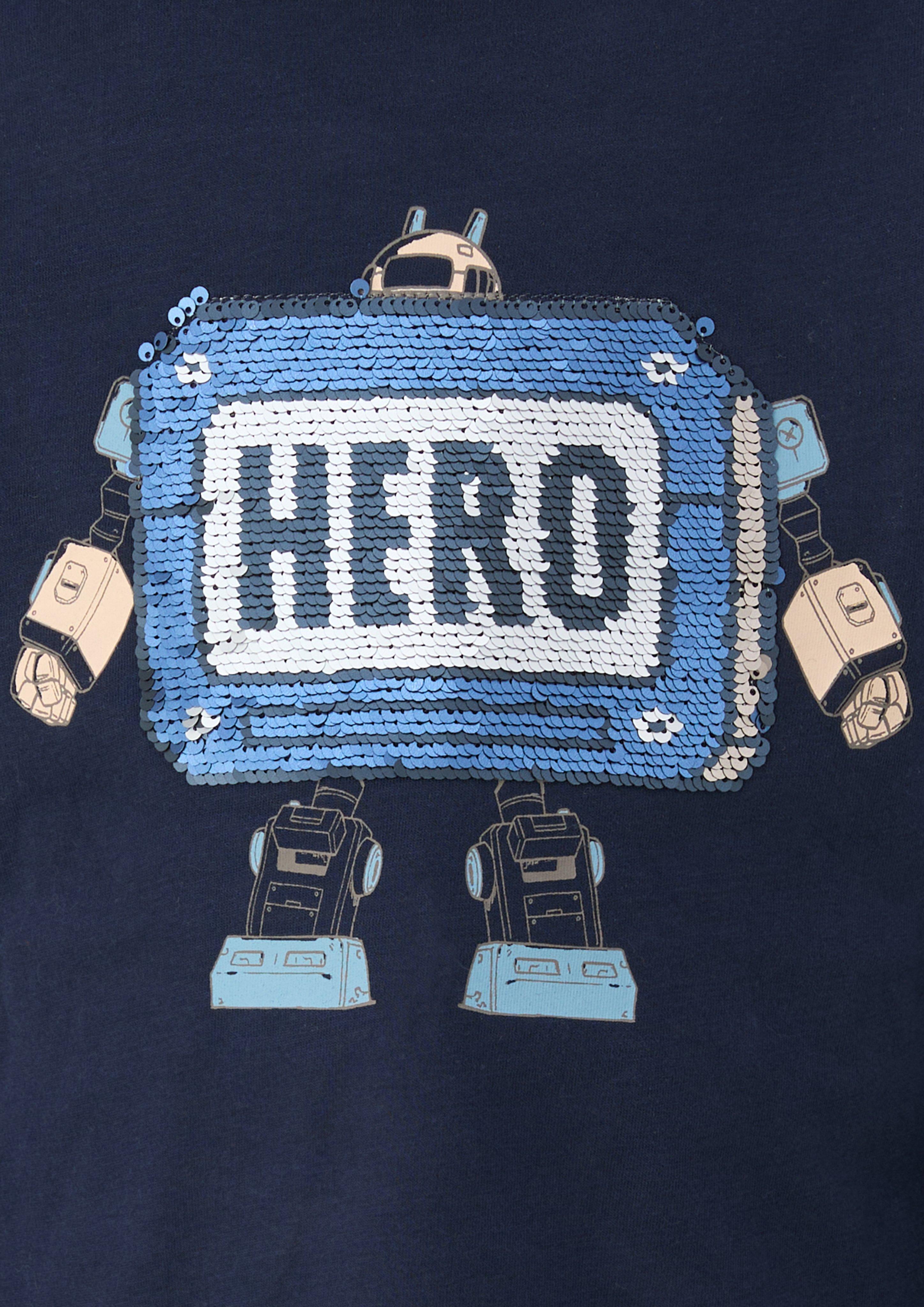 Kinder T-Shirt in blau von s.Oliver