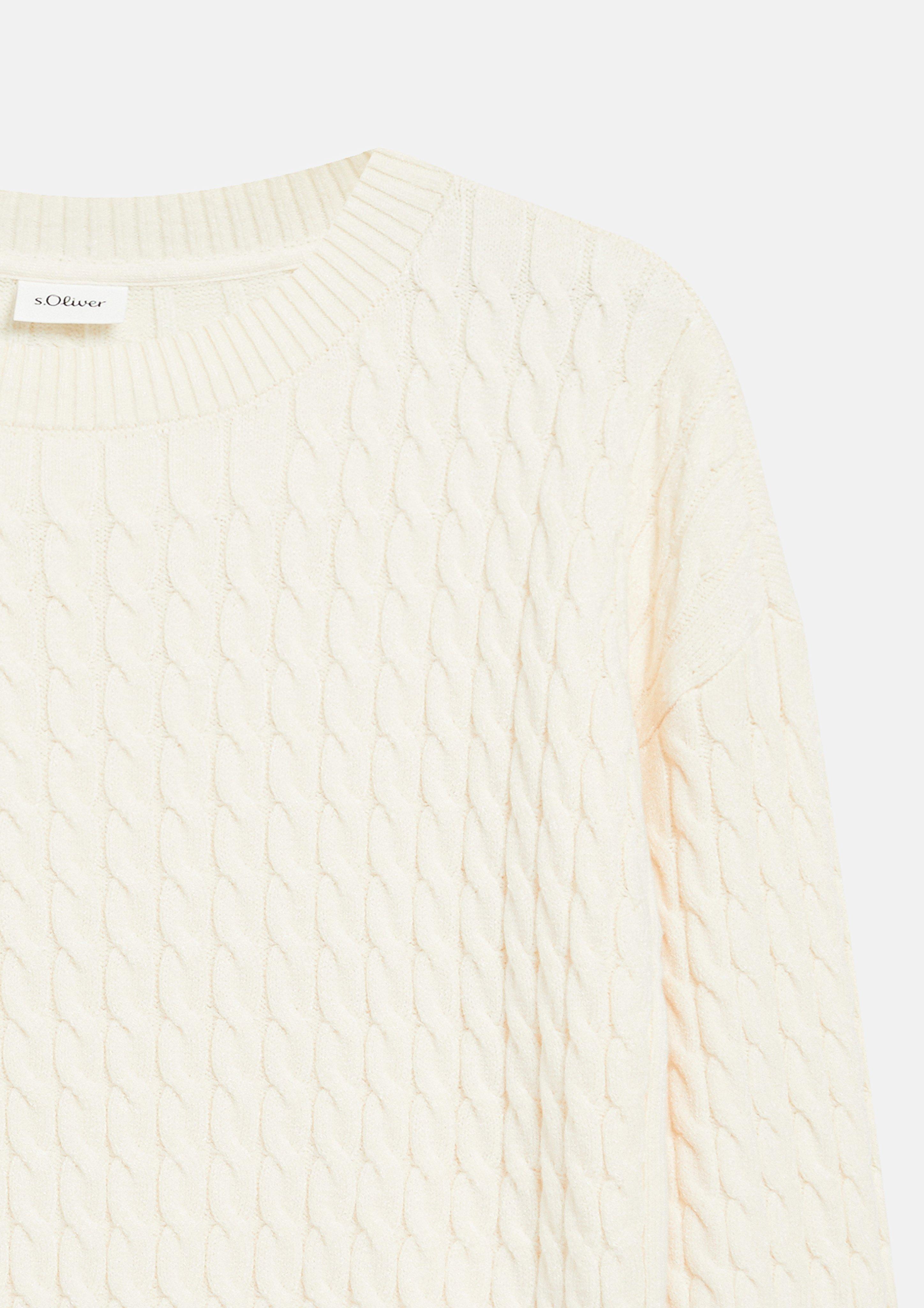 Kinder Strickpullover in creme von s.Oliver