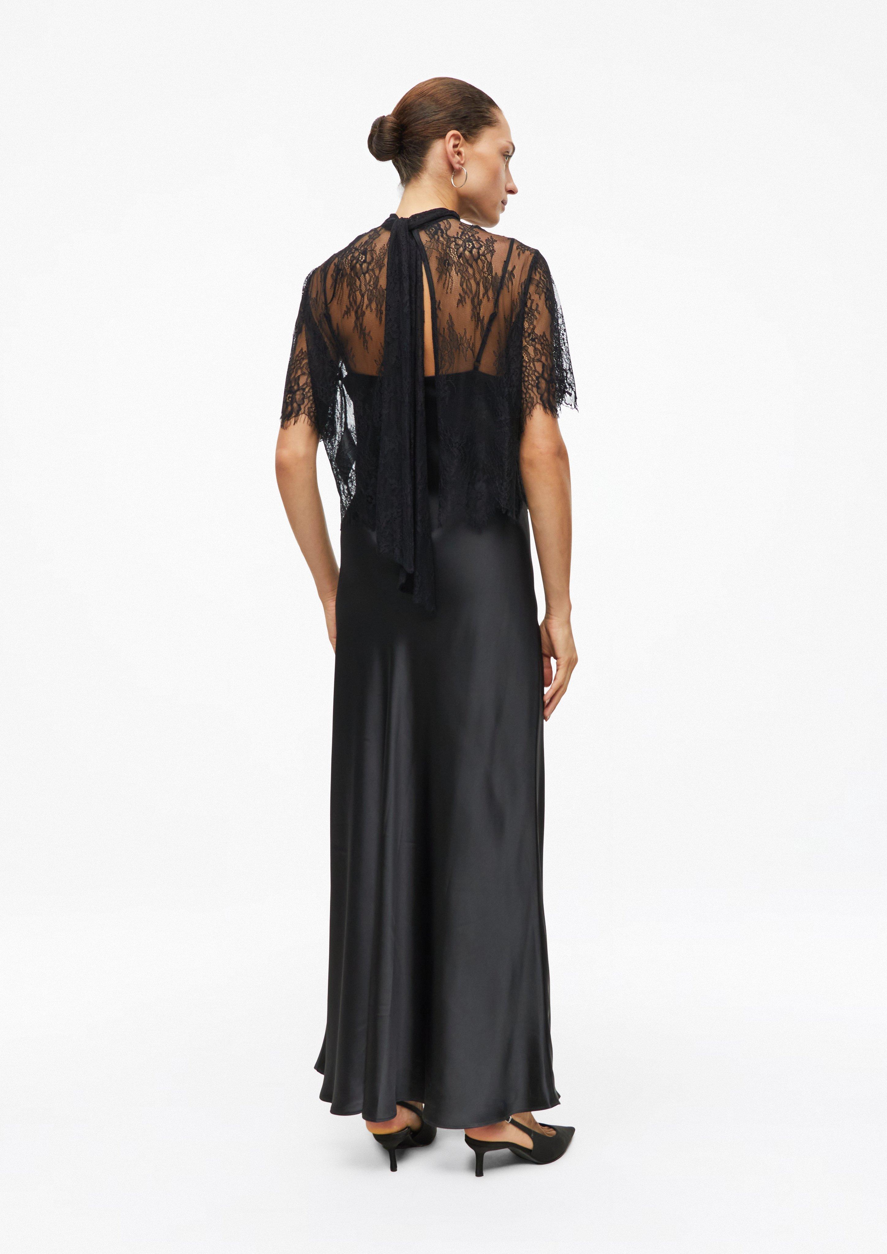 Femmes Robe en noir de s.Oliver BLACK LABEL