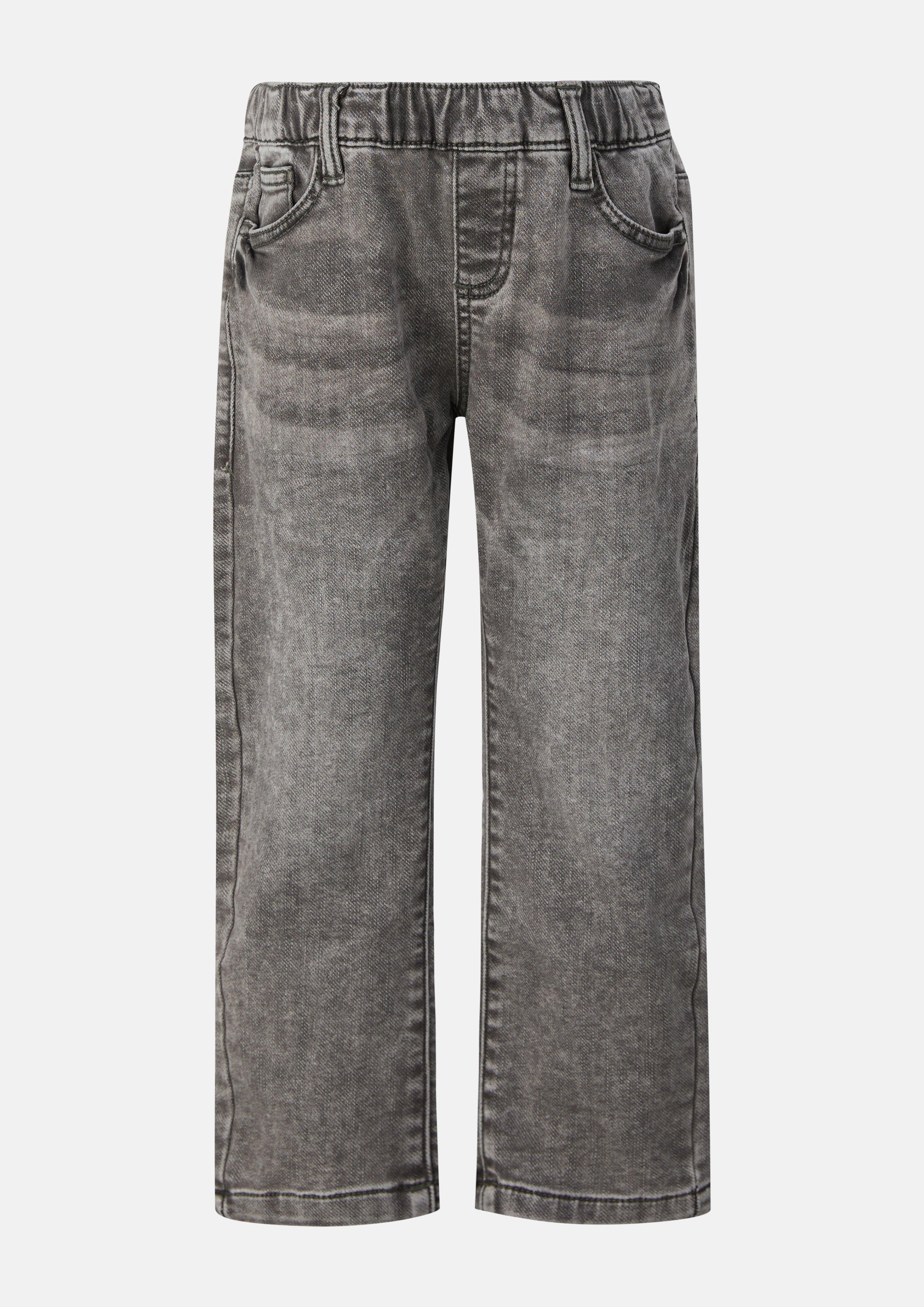 Junior Jeans Jogg Pelle / Regular Fit / Mid Rise / Straight Leg / zacht &amp; warm in grijs van s.Oliver