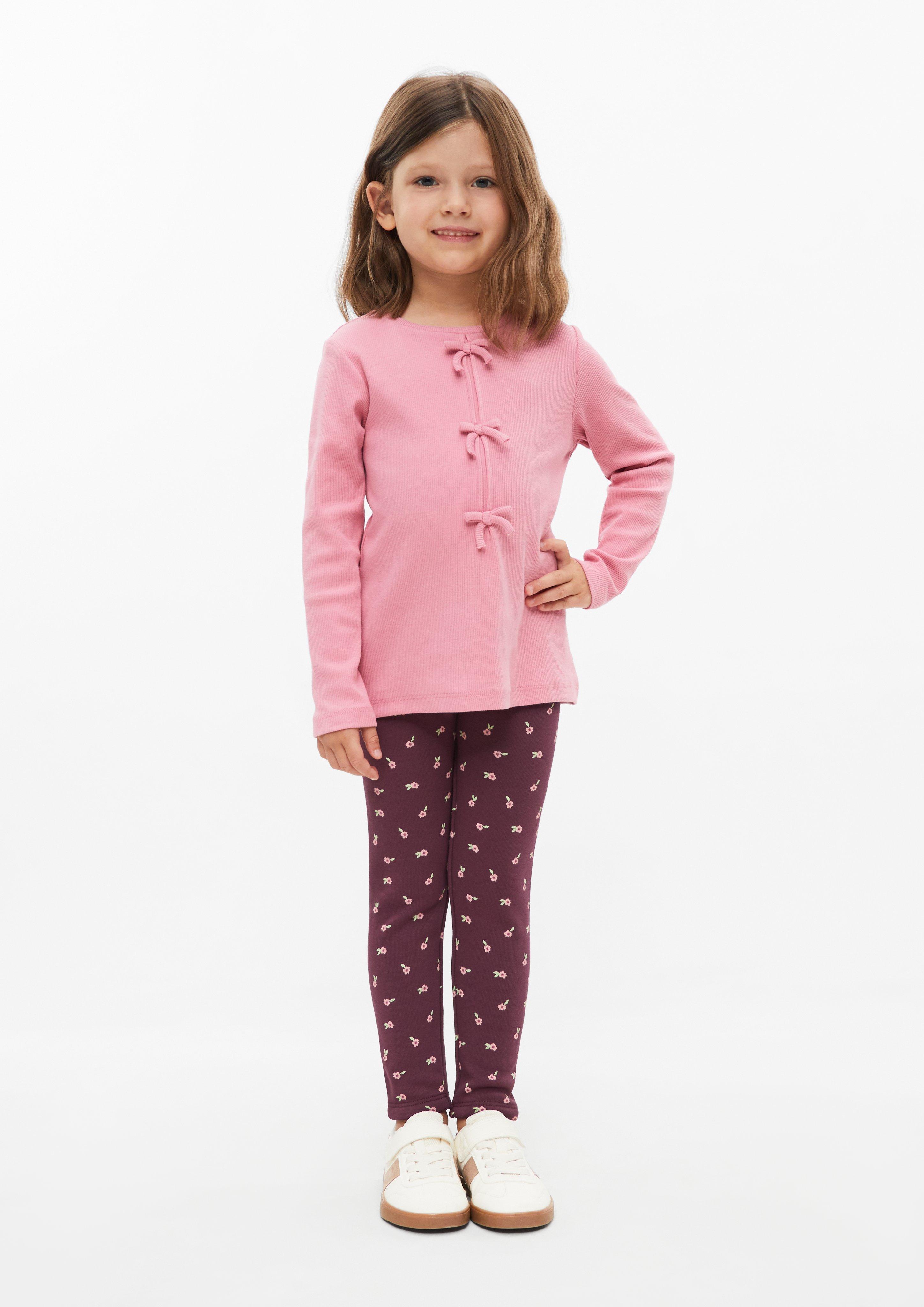 Kinder 2er-Pack Thermoleggings in bordeaux von s.Oliver