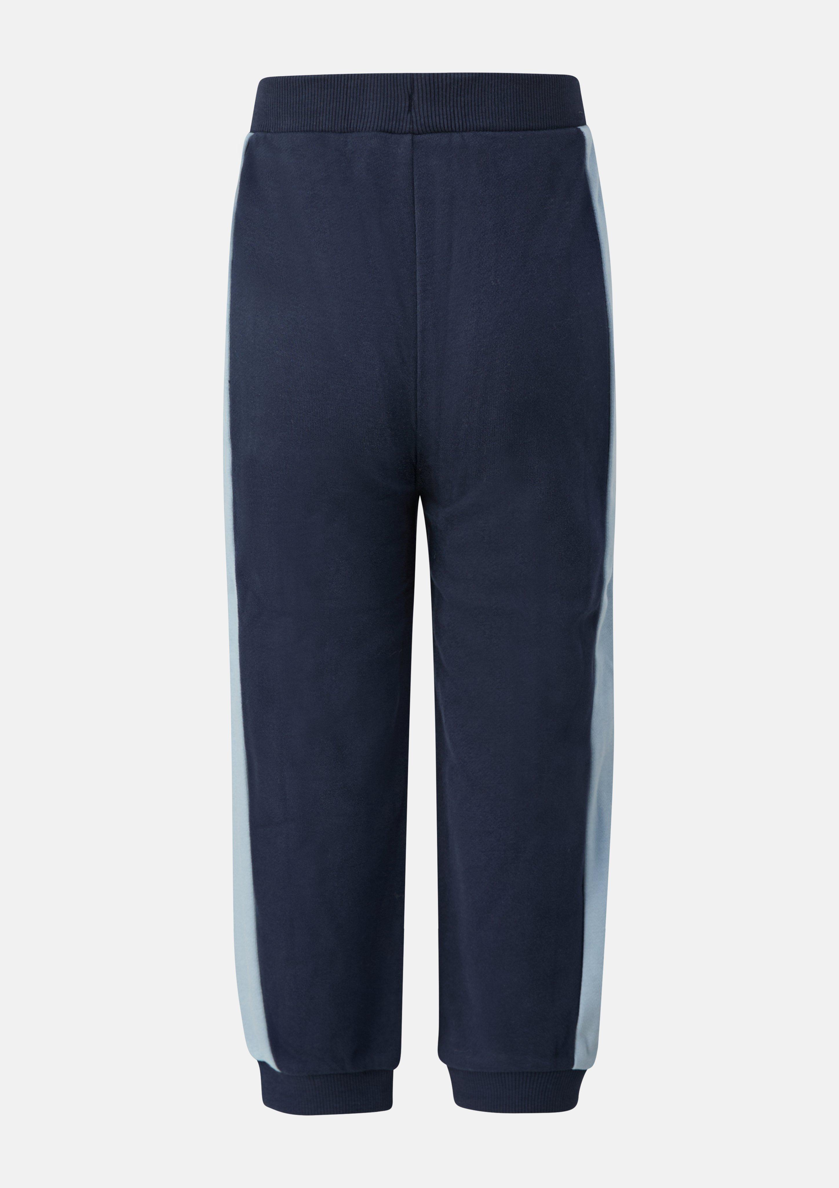 Kinder Jogginghose mit Colour Blocking in blau von s.Oliver