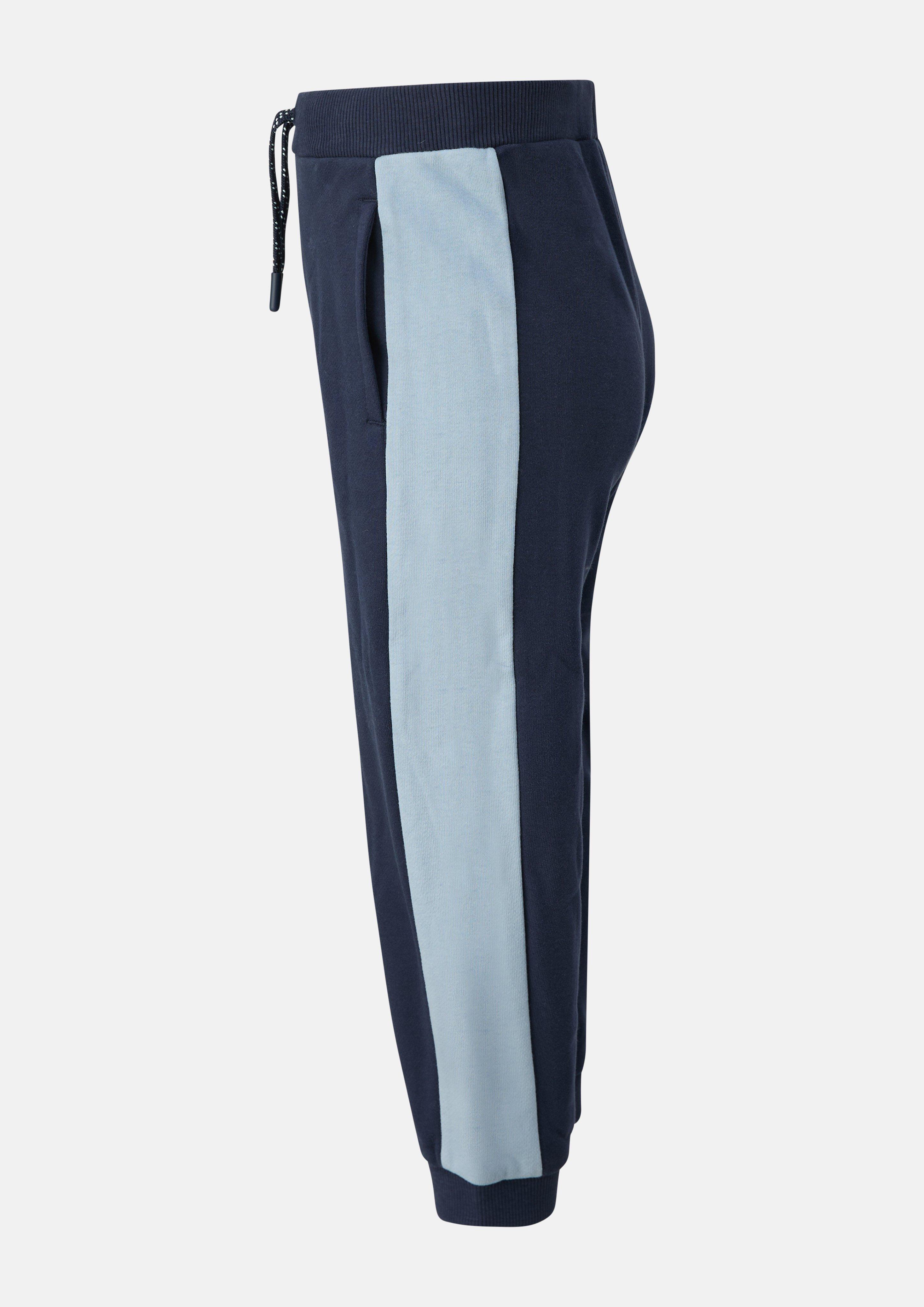Kinder Jogginghose mit Colour Blocking in blau von s.Oliver