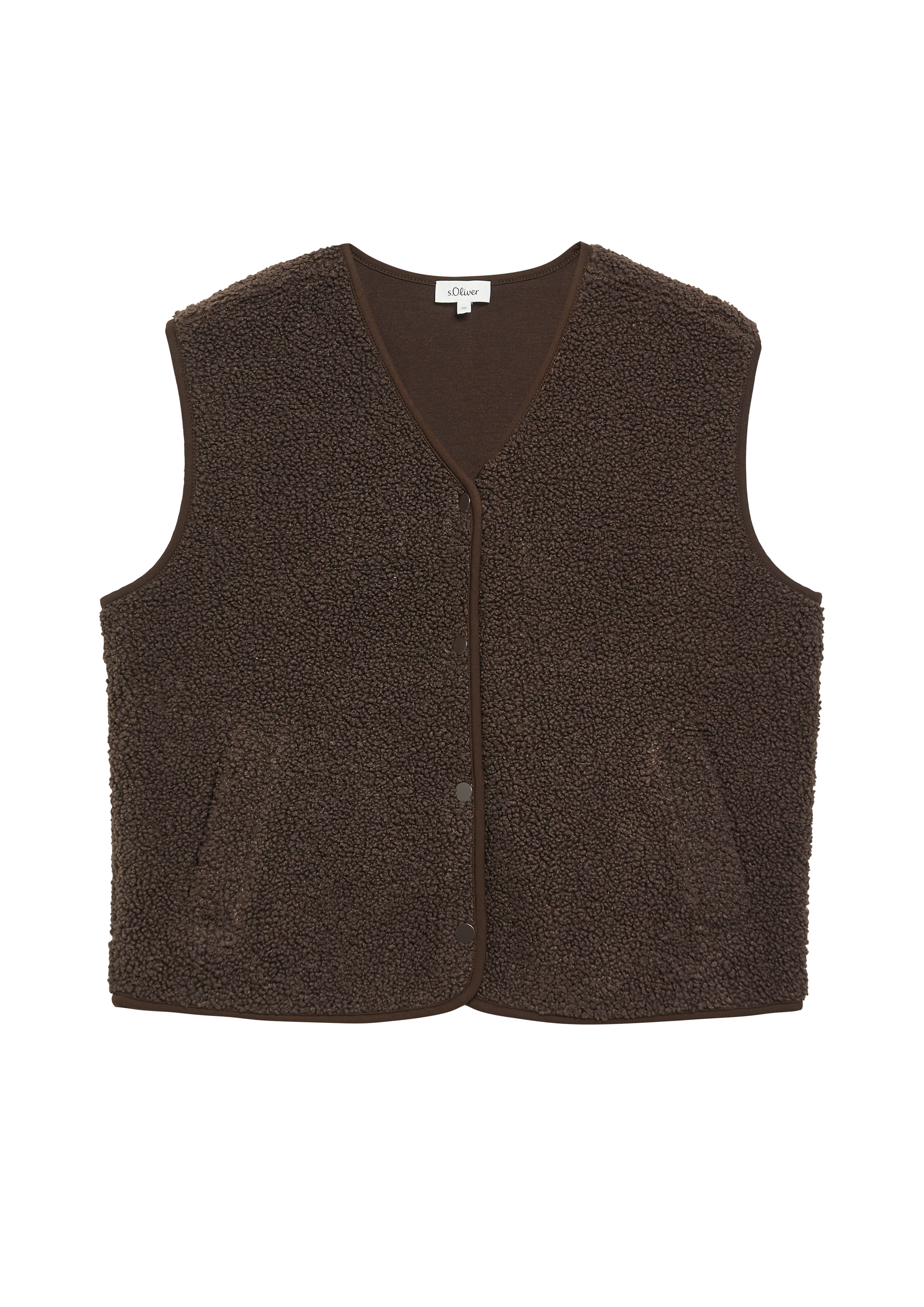s.Oliver Teddy-Weste Im Relaxed Fit
