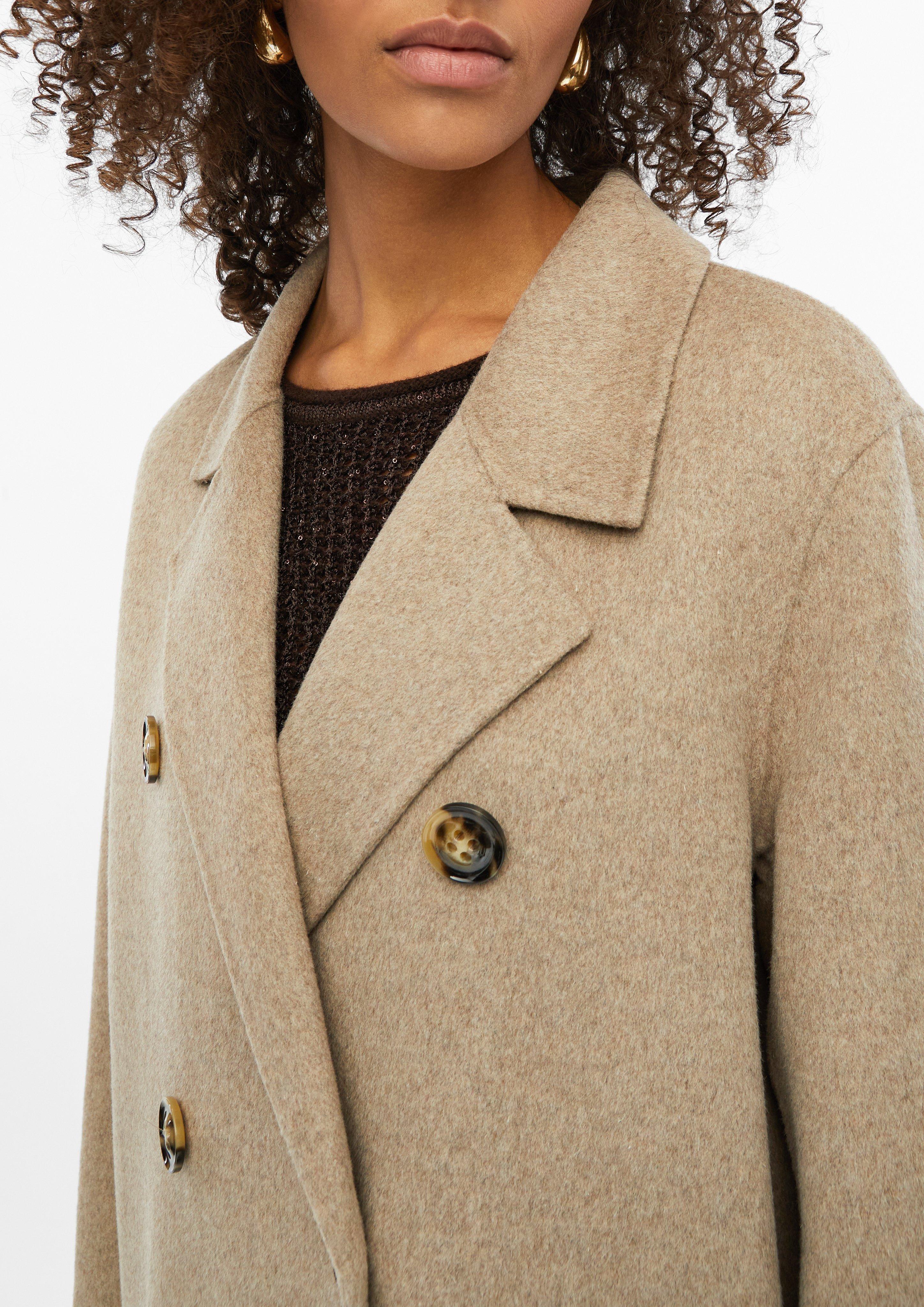 Femmes Manteau double face à la coupe décontractée en brun de s.Oliver BLACK LABEL