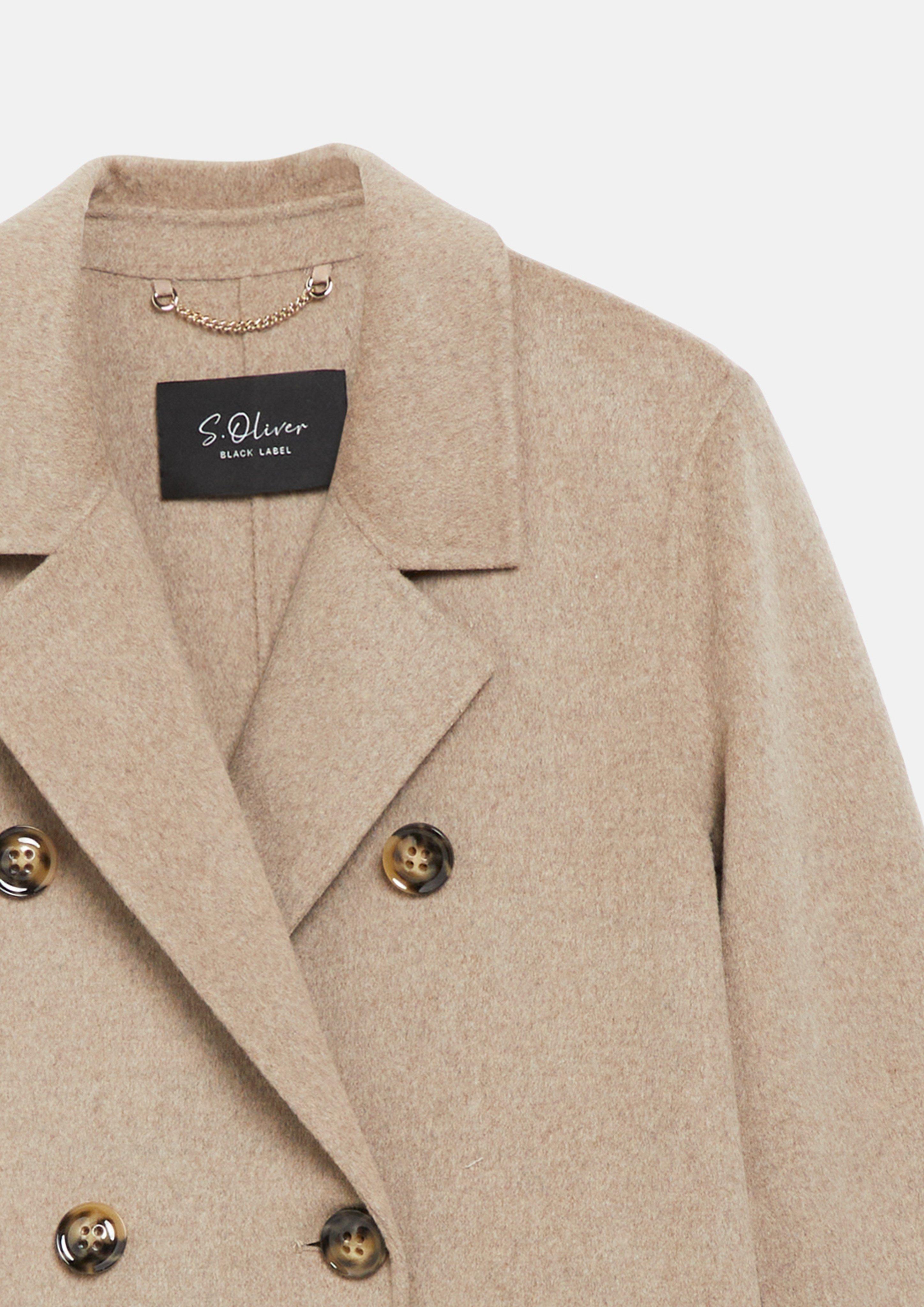 Femmes Manteau double face à la coupe décontractée en brun de s.Oliver BLACK LABEL