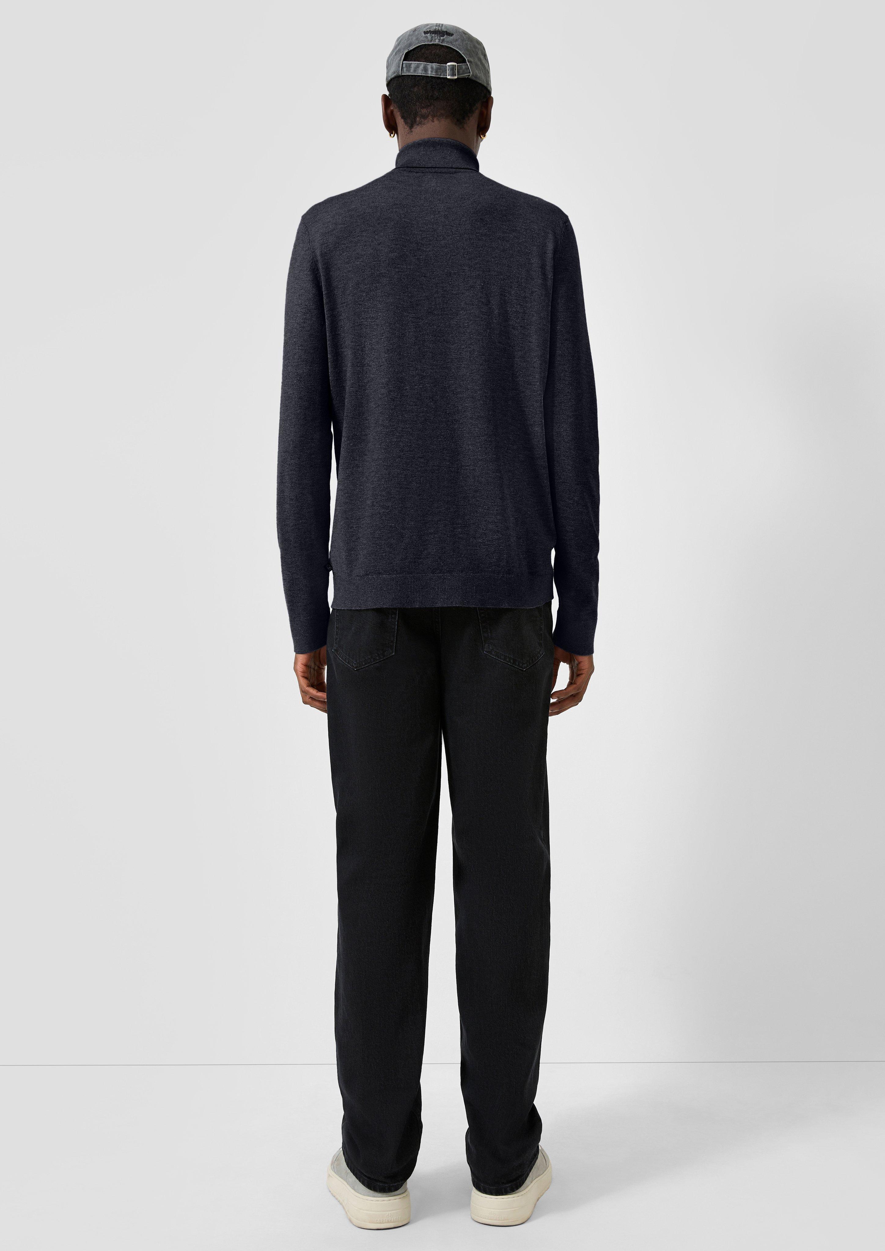 Hommes Pull en maille en bleu de QS