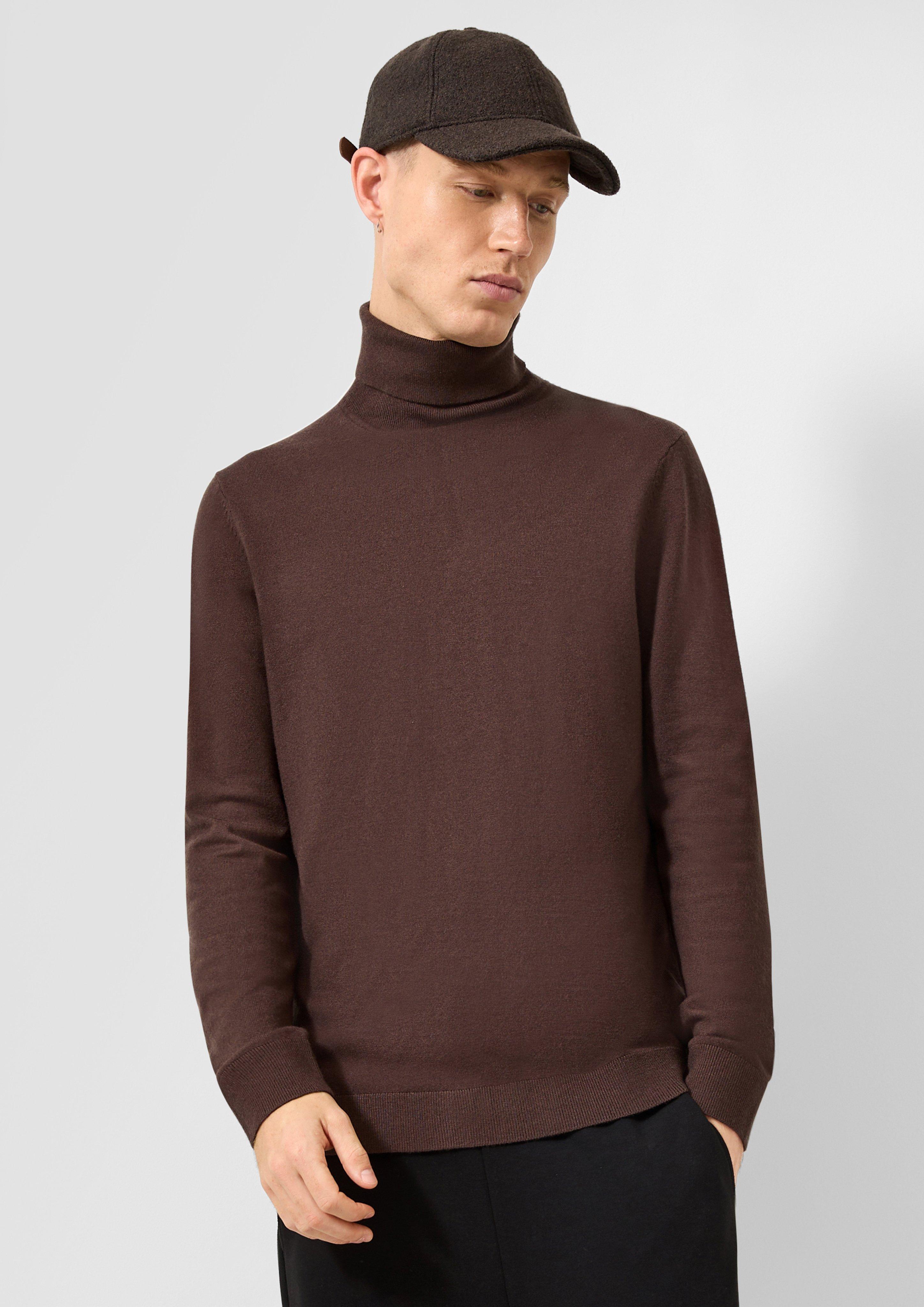 Herren Strickpullover in braun von QS