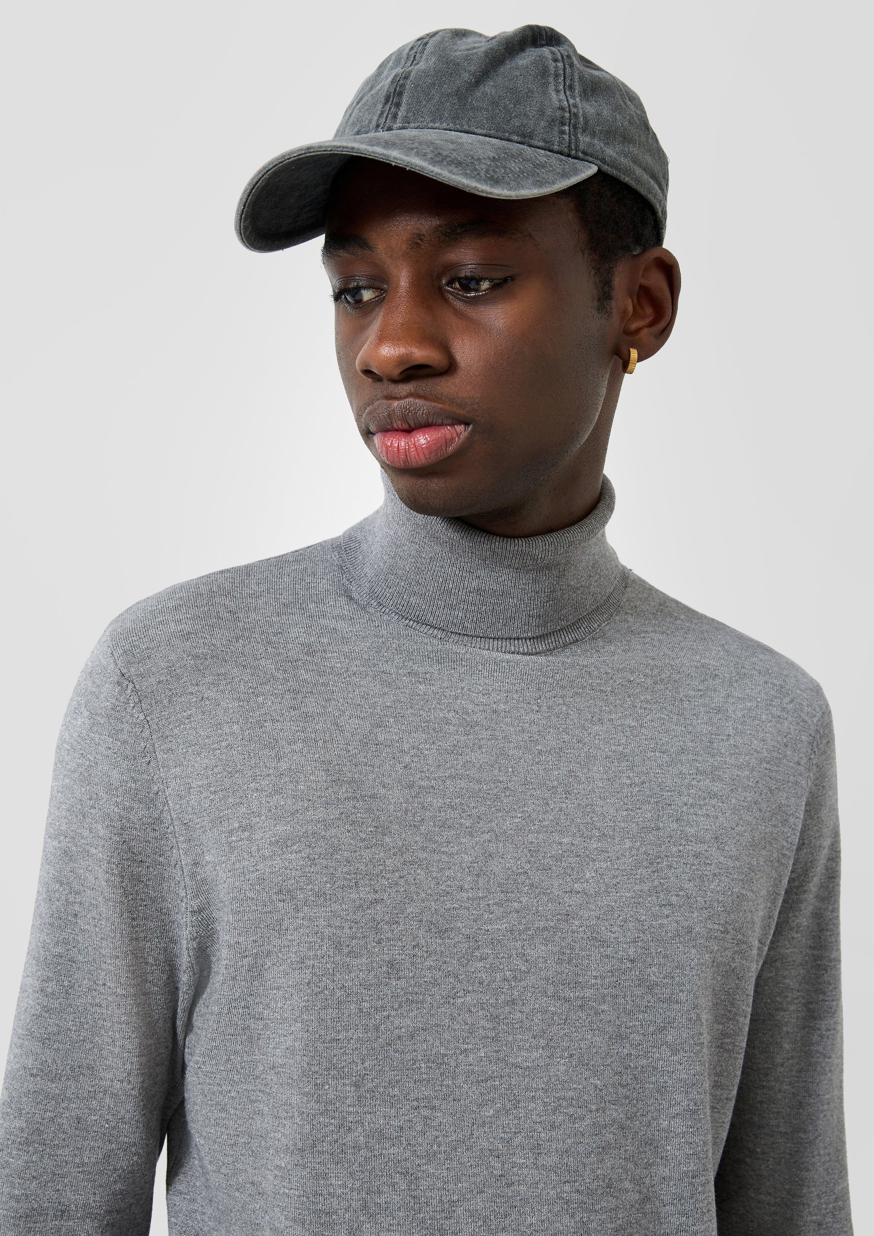 Herren Strickpullover in grau von QS