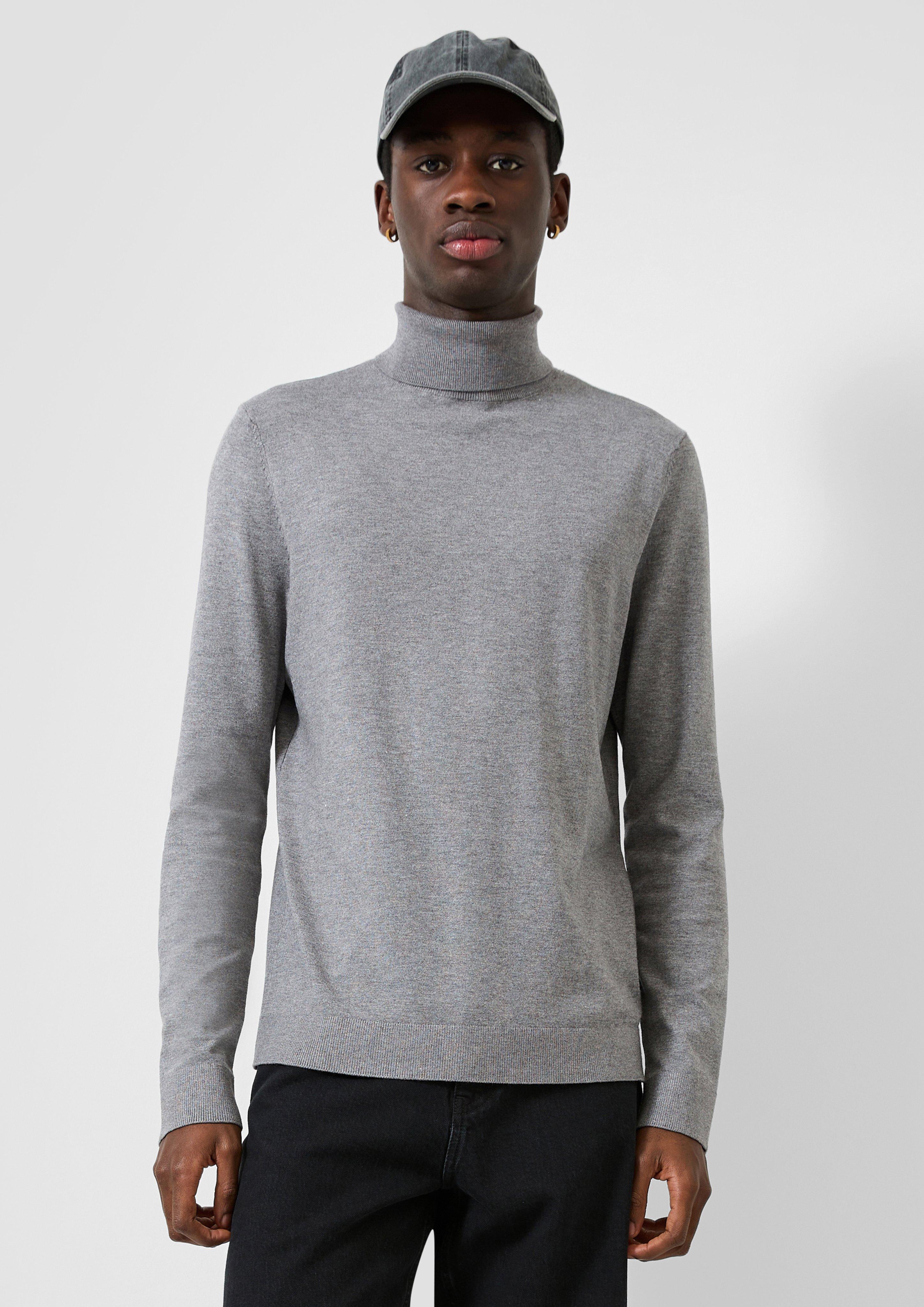 Herren Strickpullover in grau von QS