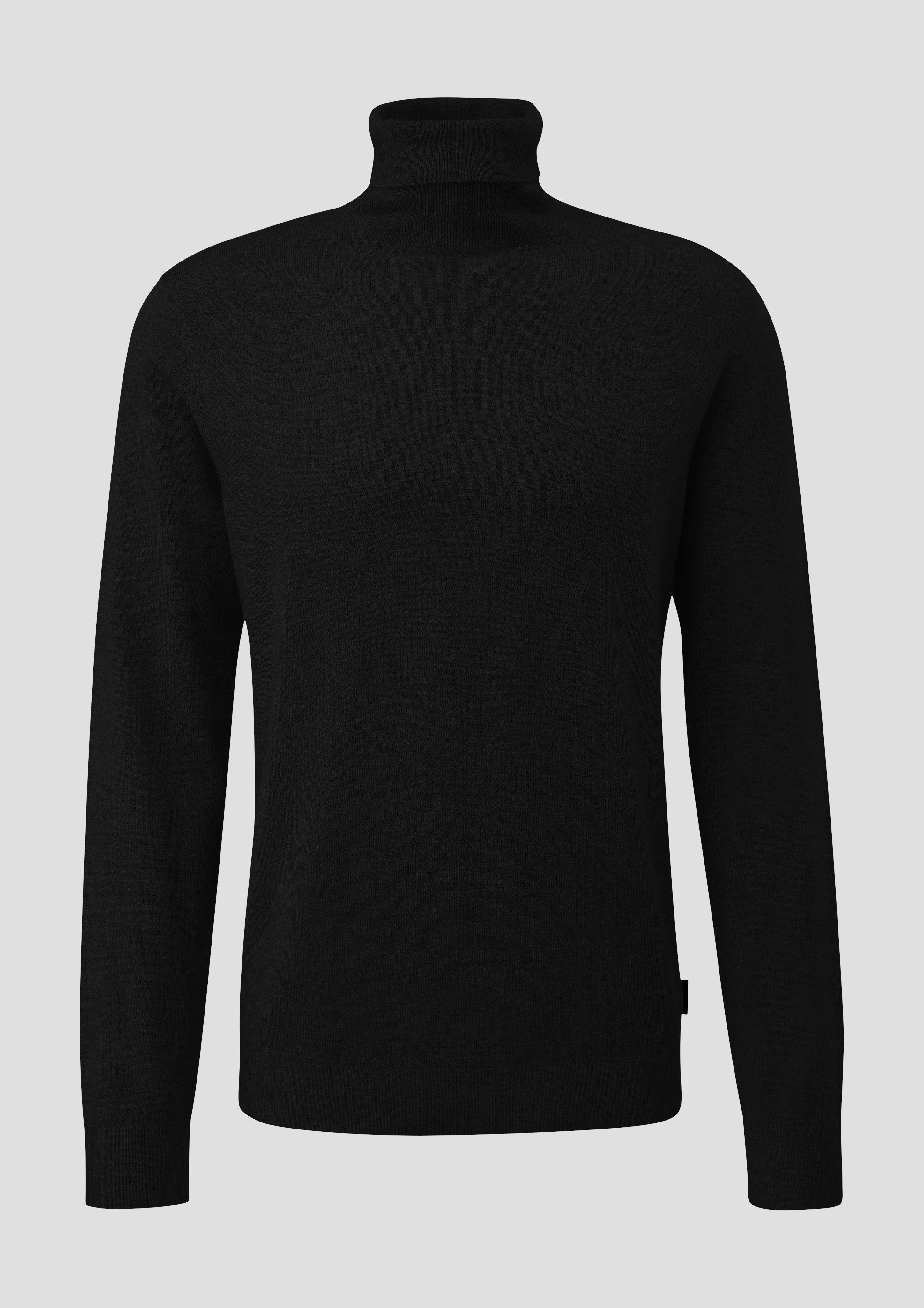 Herren Strickpullover in schwarz von QS