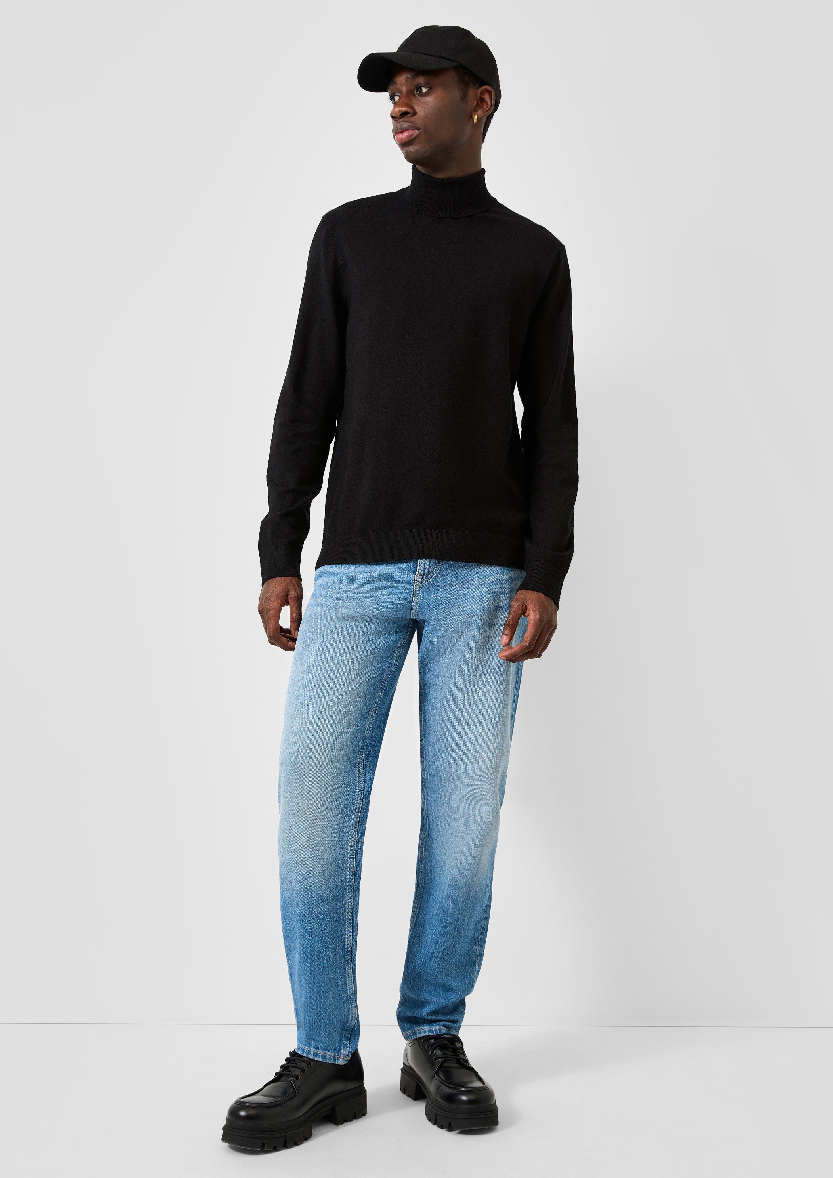 Herren Strickpullover in schwarz von QS