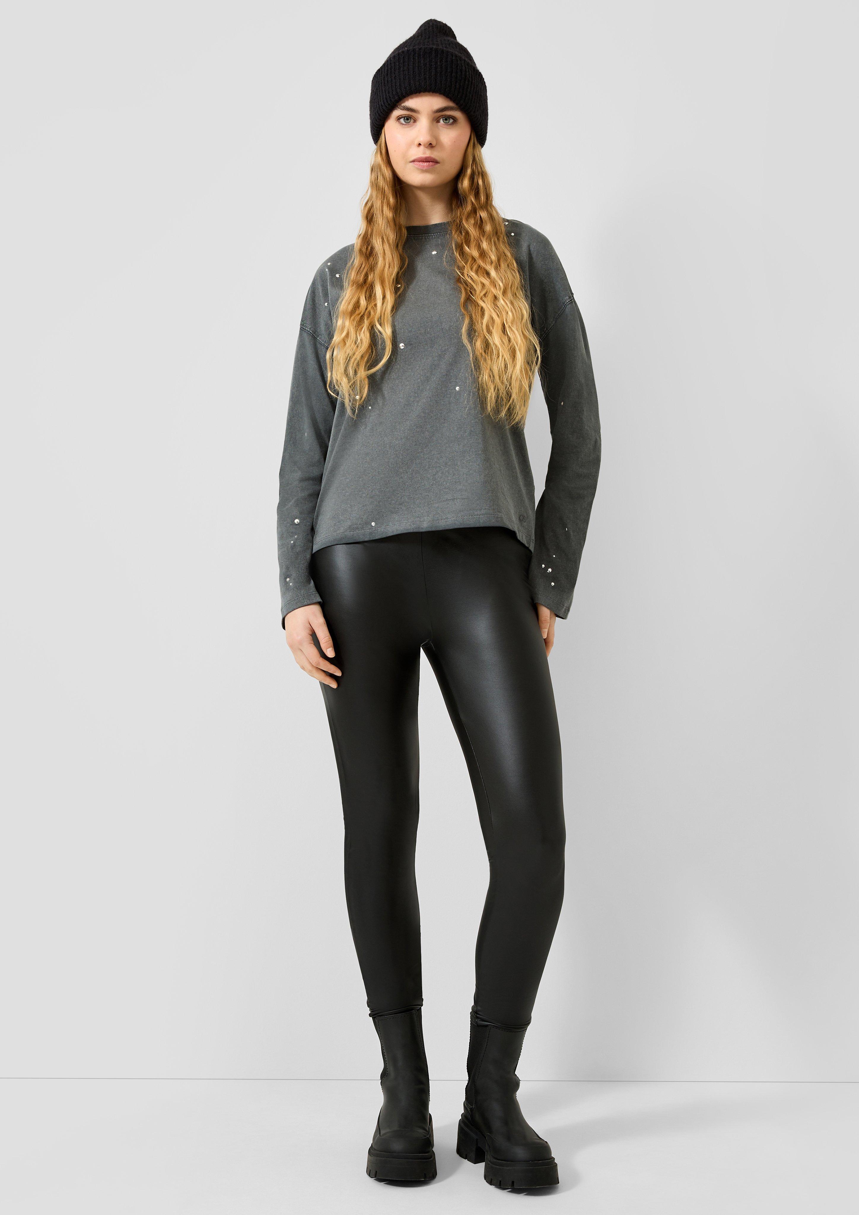 Legginsy w kolorze czarny od QS