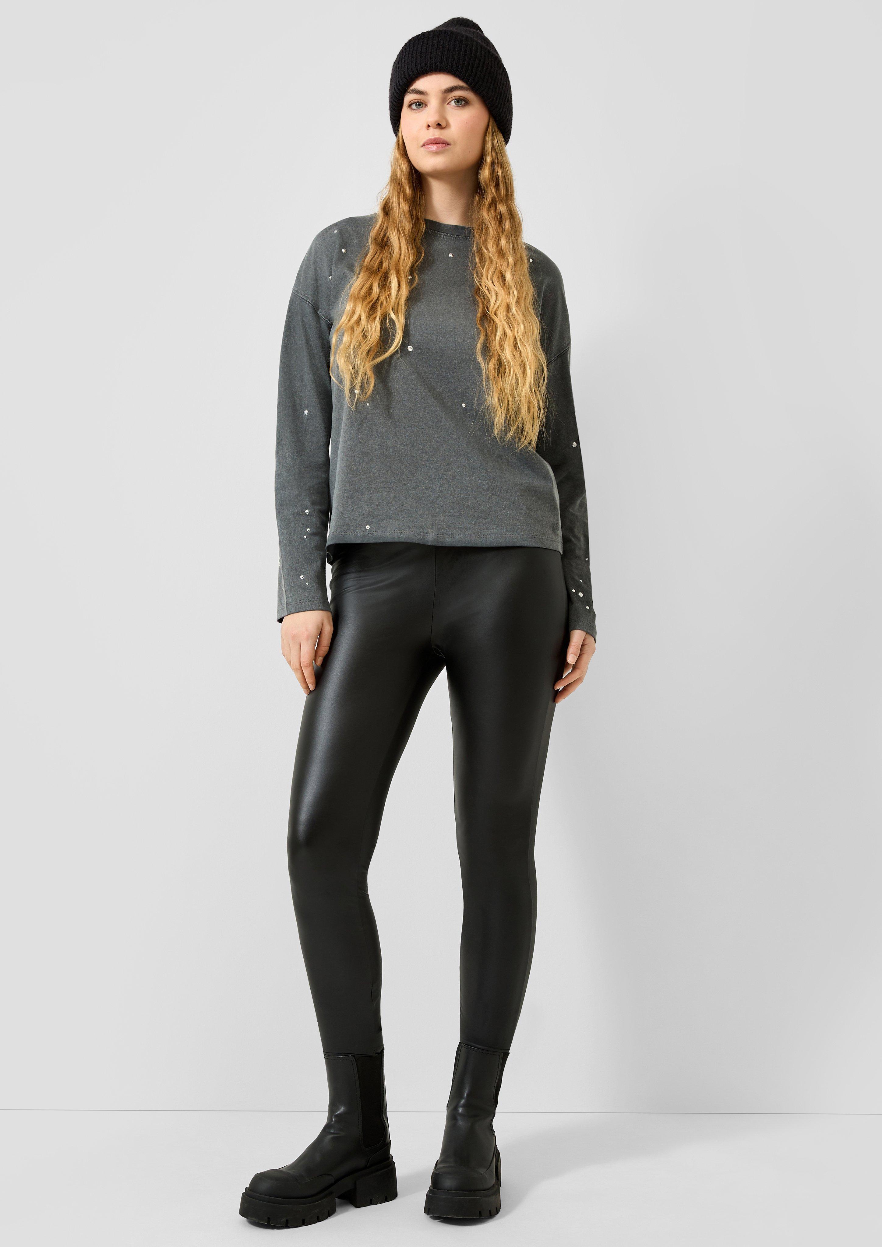 Kobiety Legginsy w kolorze czarny od QS