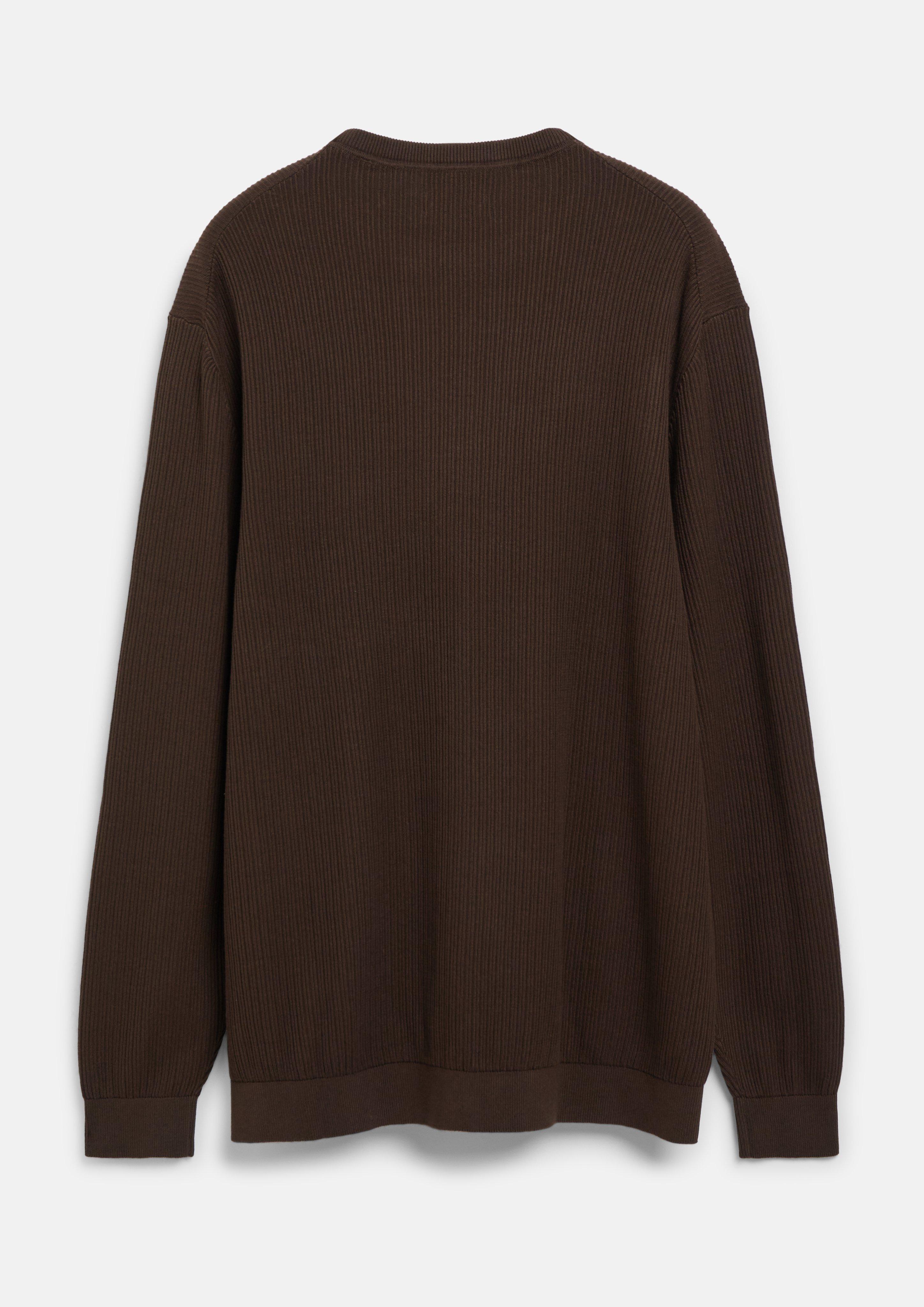 Men Knitted jumper in brown by s.Oliver Men Big Sizes