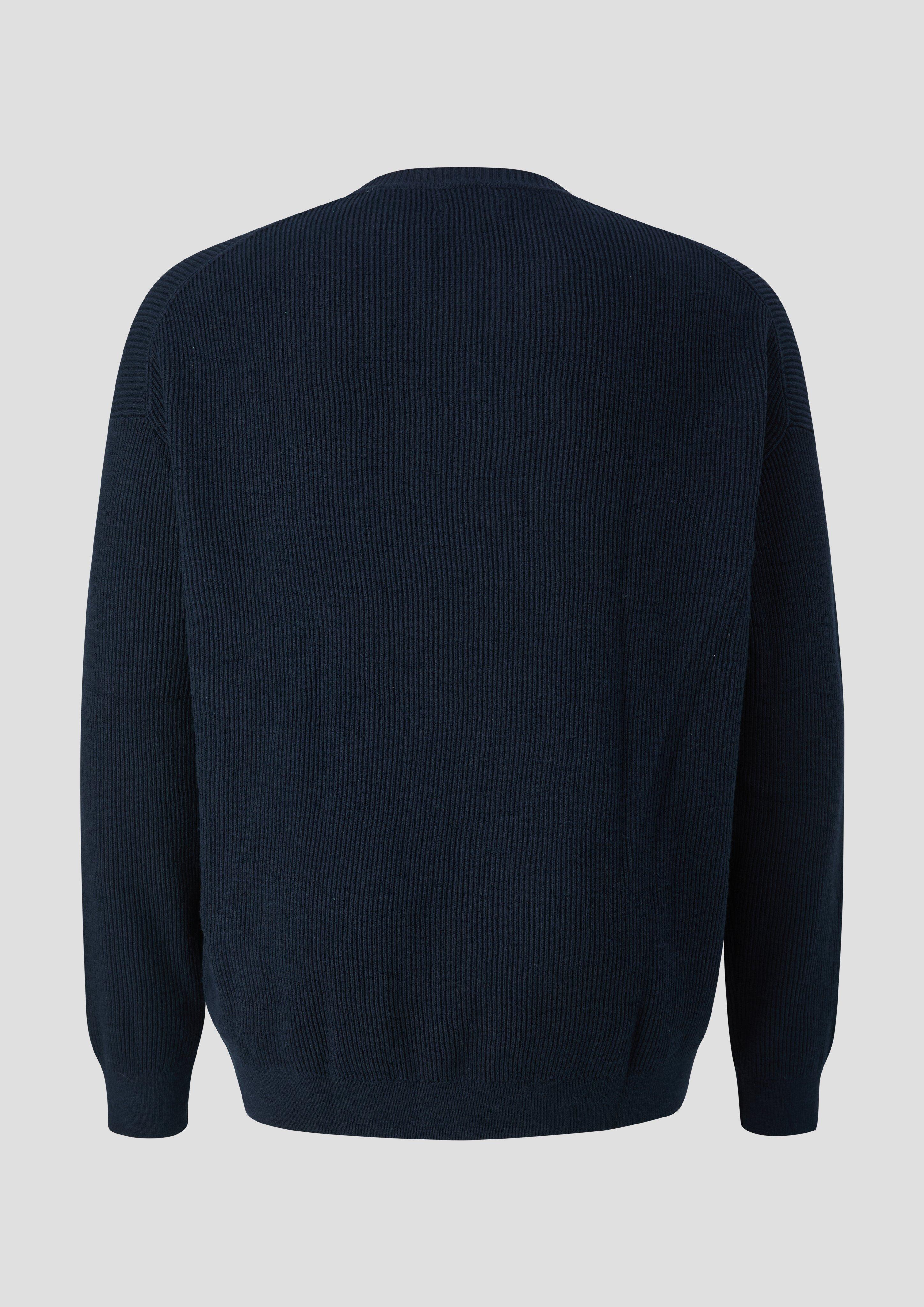 Hommes Pull en tricot en bleu de s.Oliver Men Big Sizes