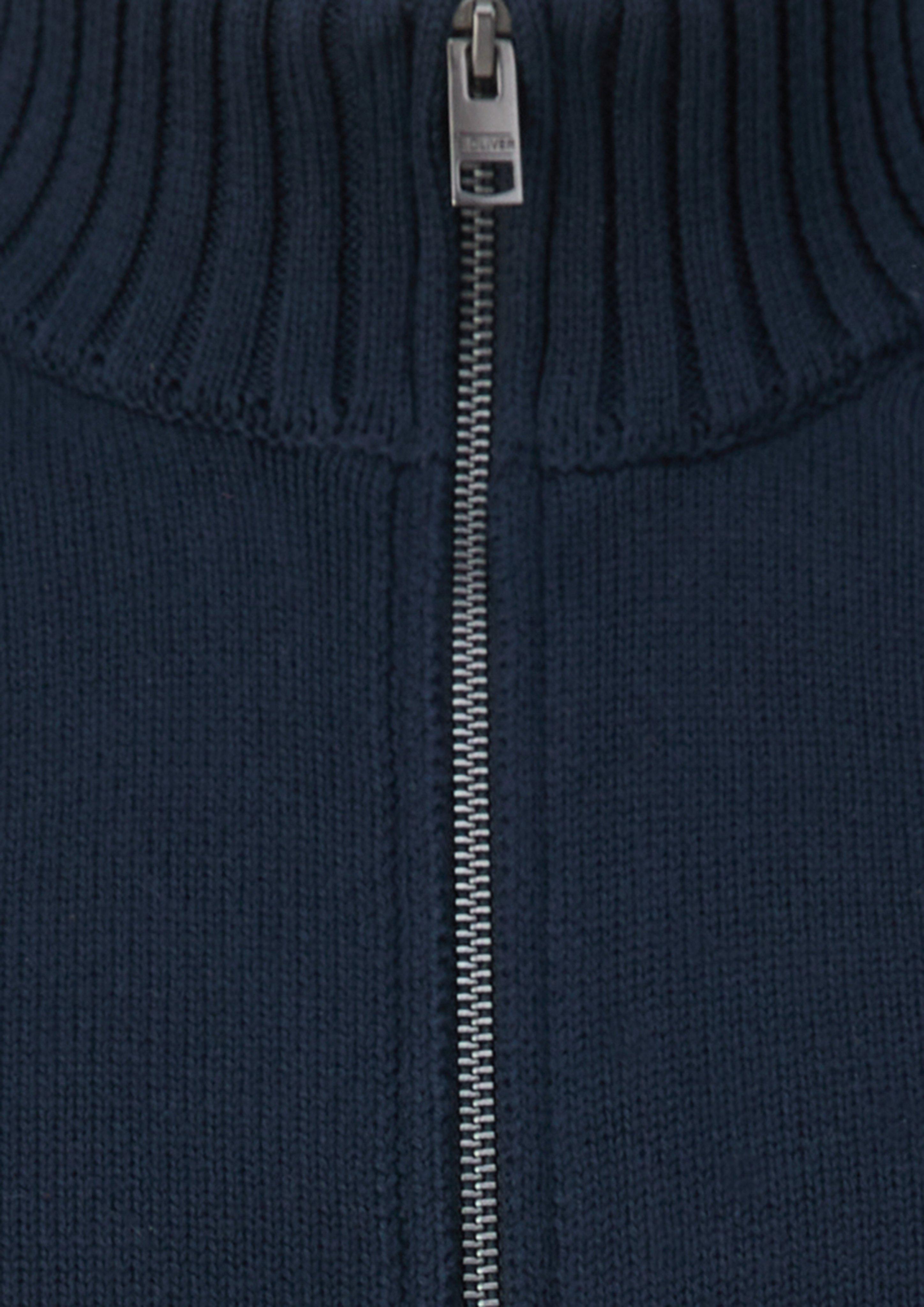 Hommes Veste en tricot en bleu de s.Oliver Men Big Sizes