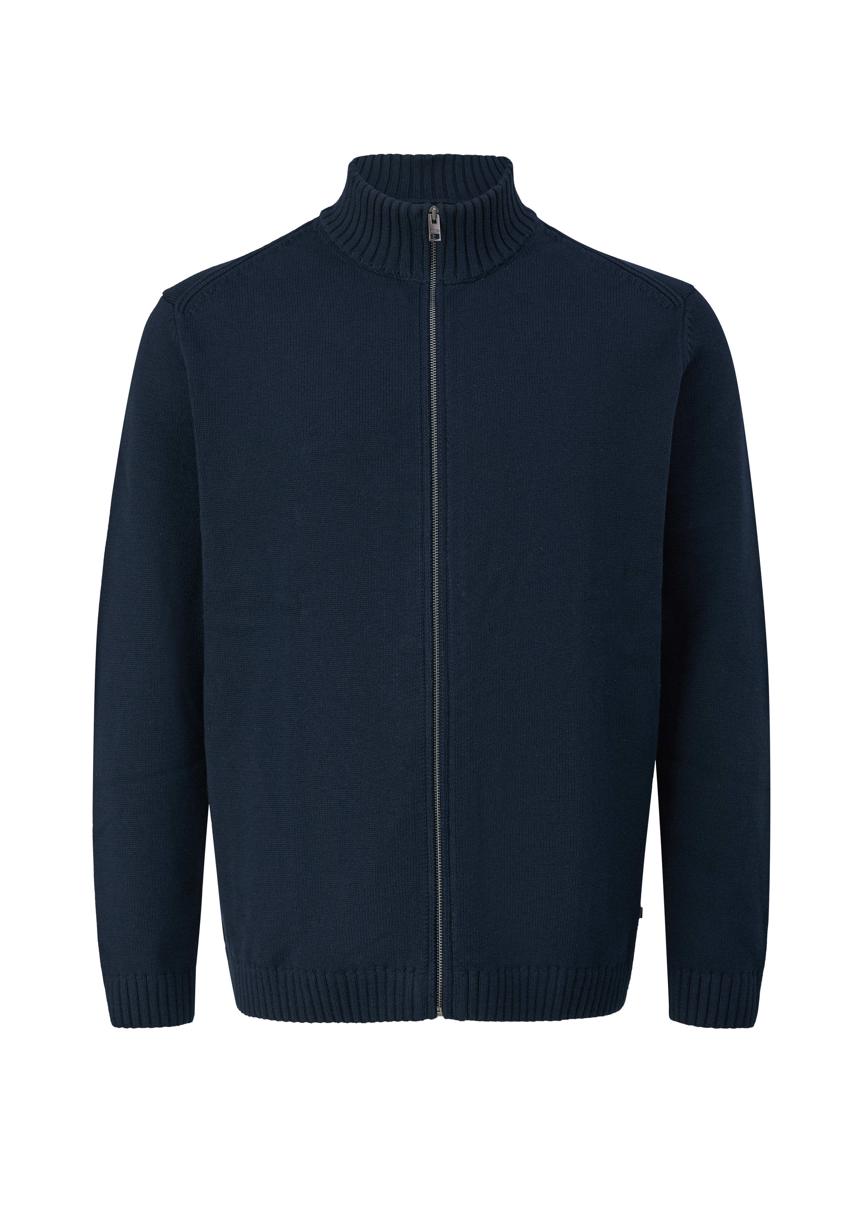 Gebreid vest met ritssluiting van 100% katoen