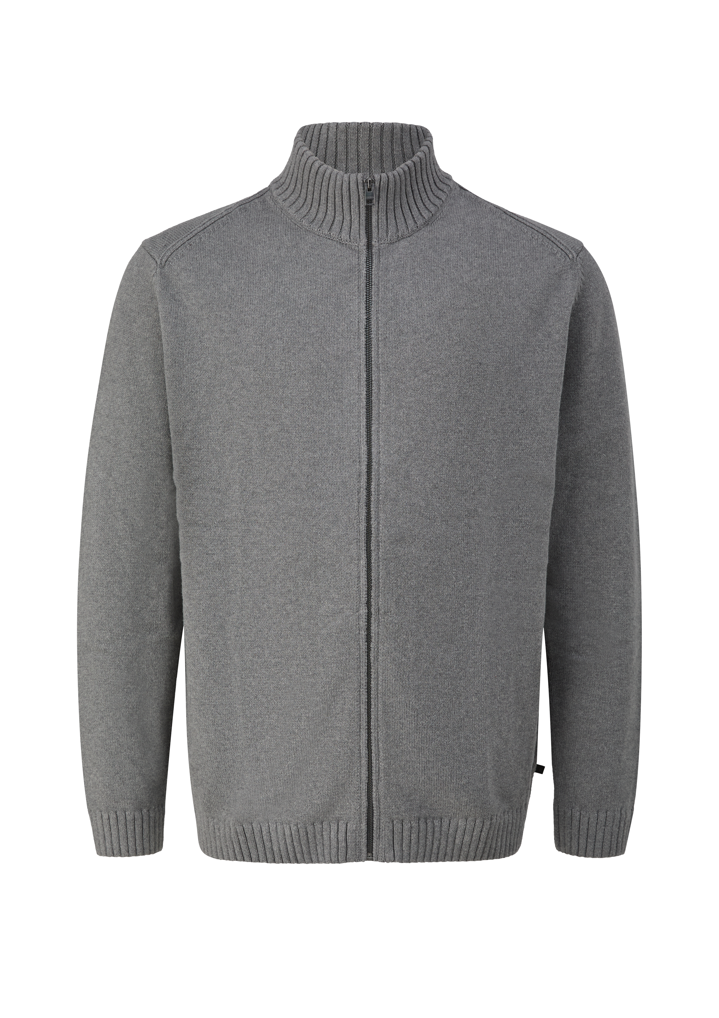 Gebreid vest met ritssluiting van 100% katoen