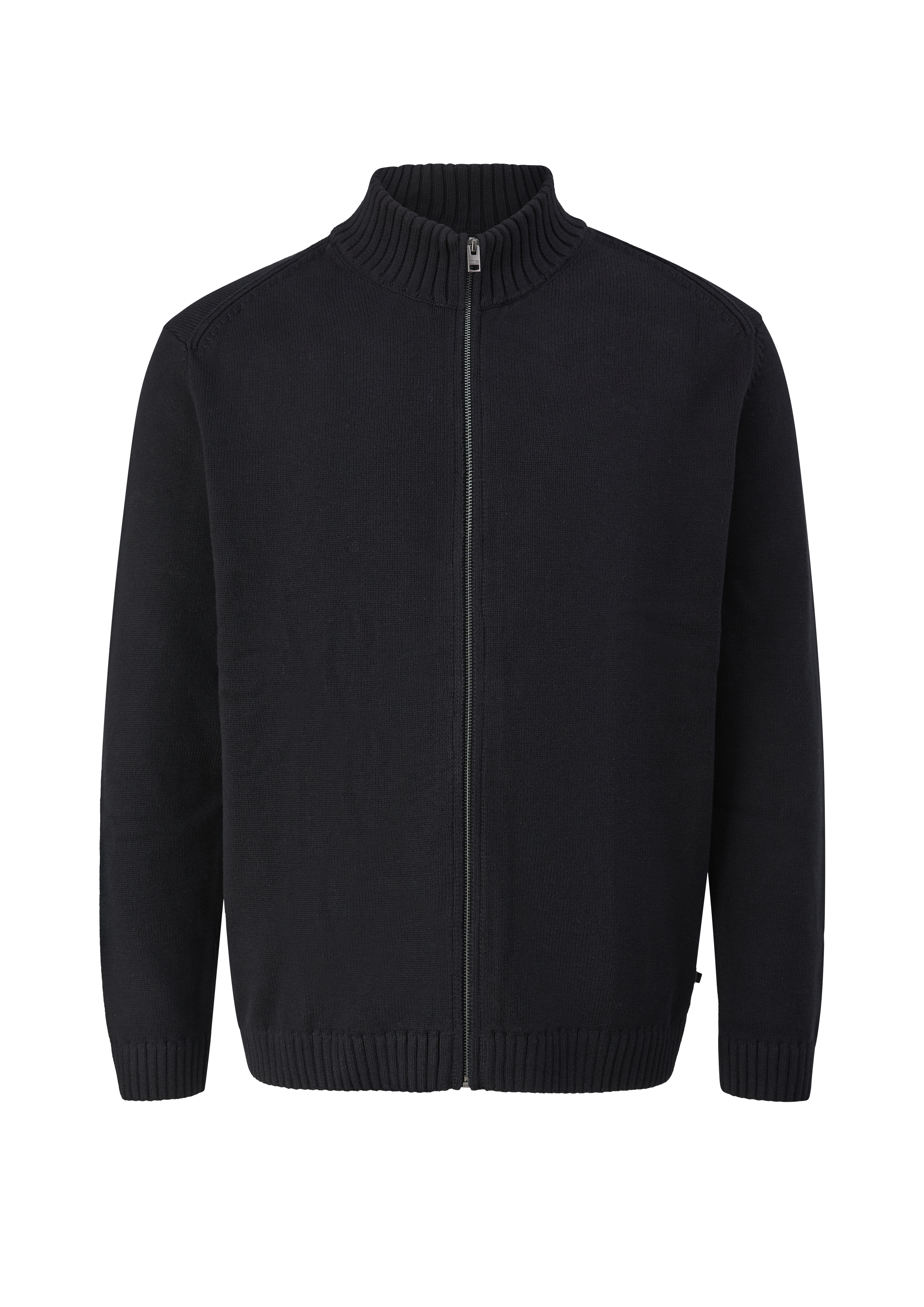 Gebreid vest met ritssluiting van 100% katoen