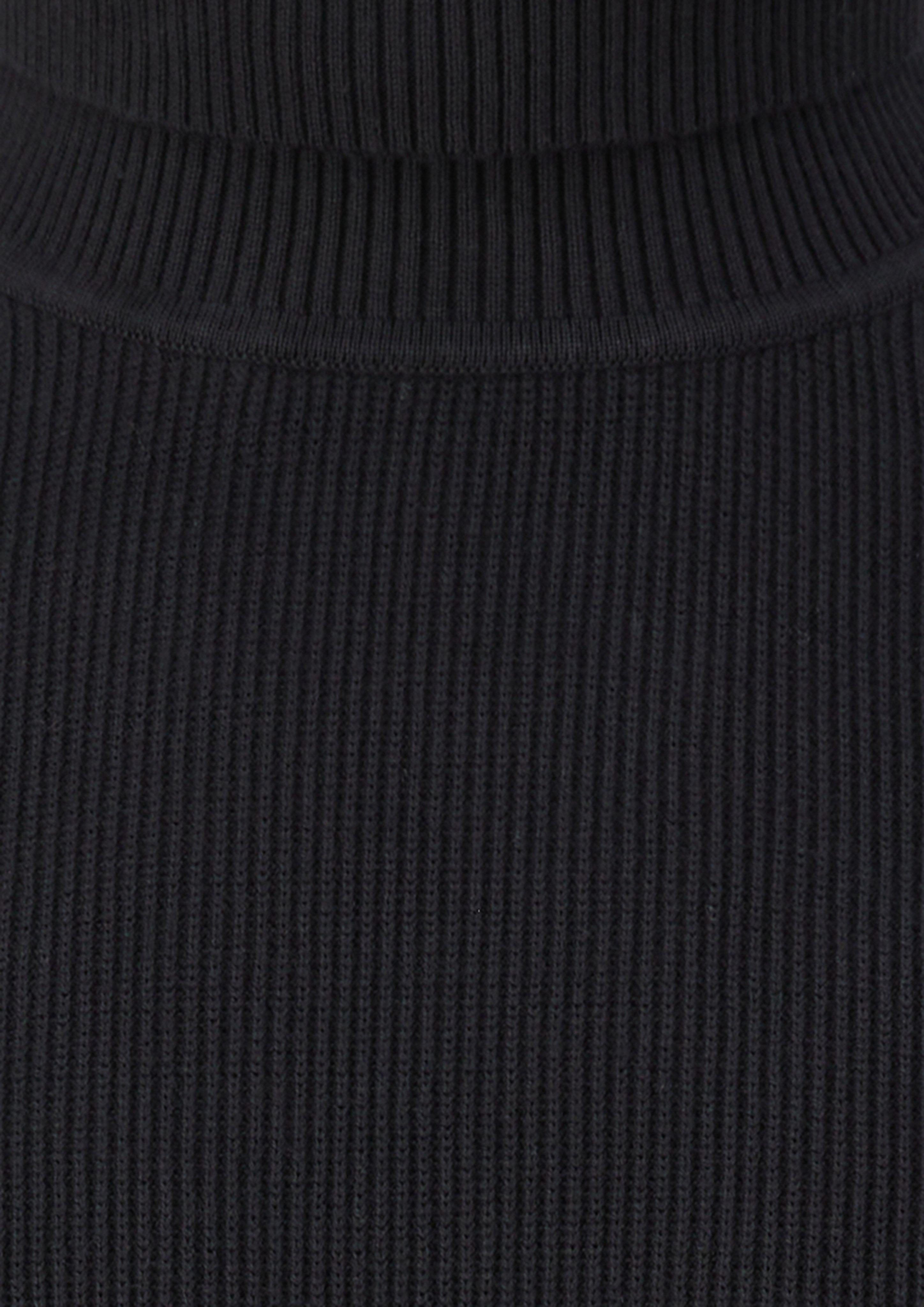 Men Knitted pullover in black by s.Oliver Men Big Sizes