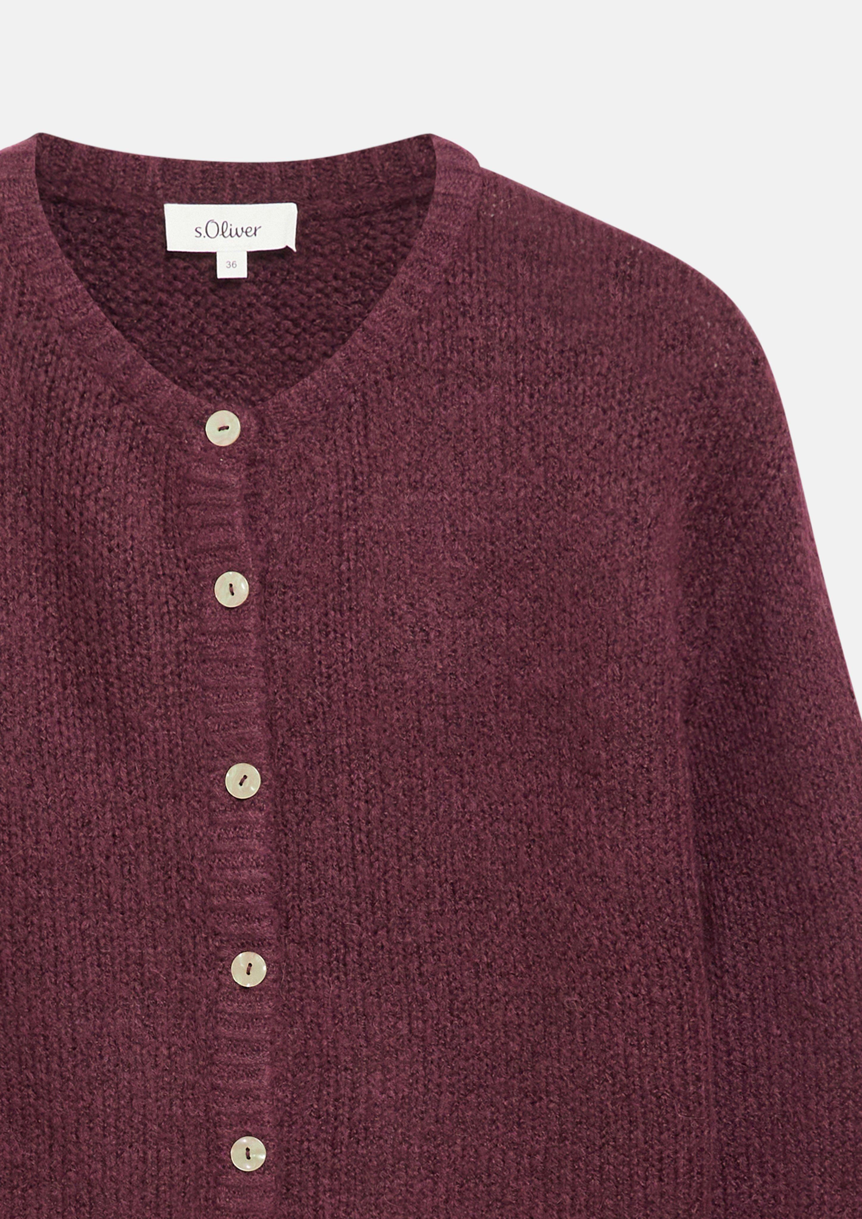 Damen Strickjacke in rot von s.Oliver