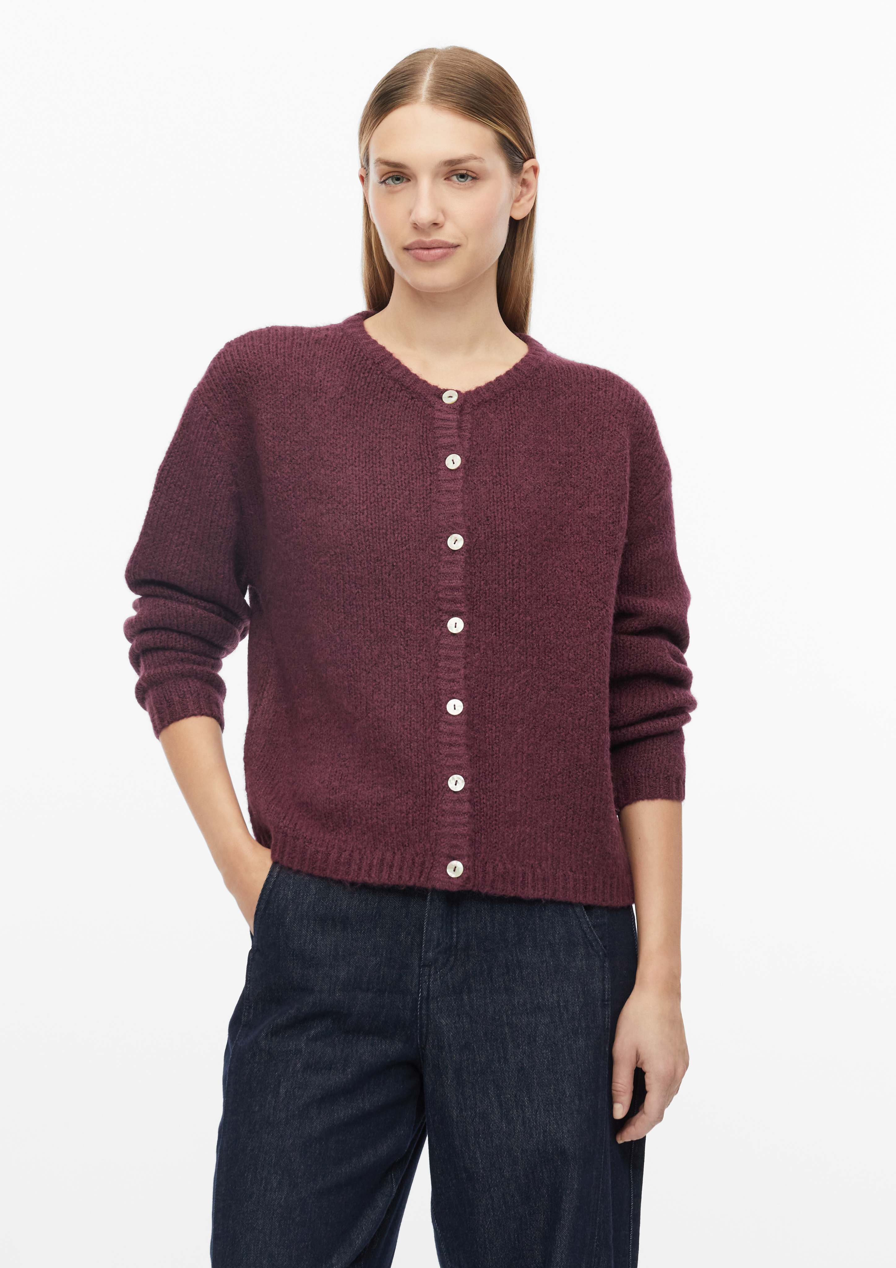 Damen Strickjacke in rot von s.Oliver