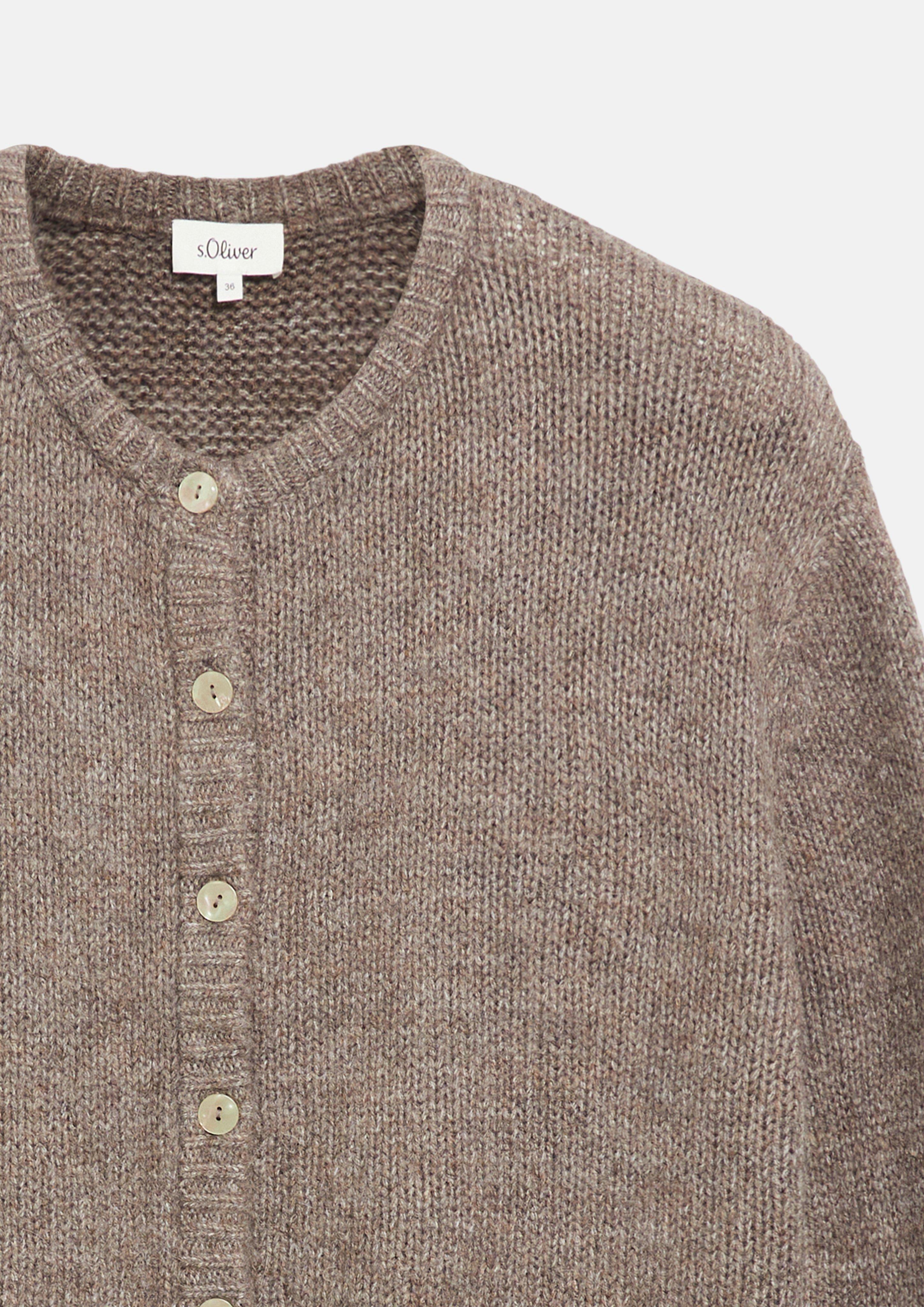 Damen Strickjacke in braun von s.Oliver