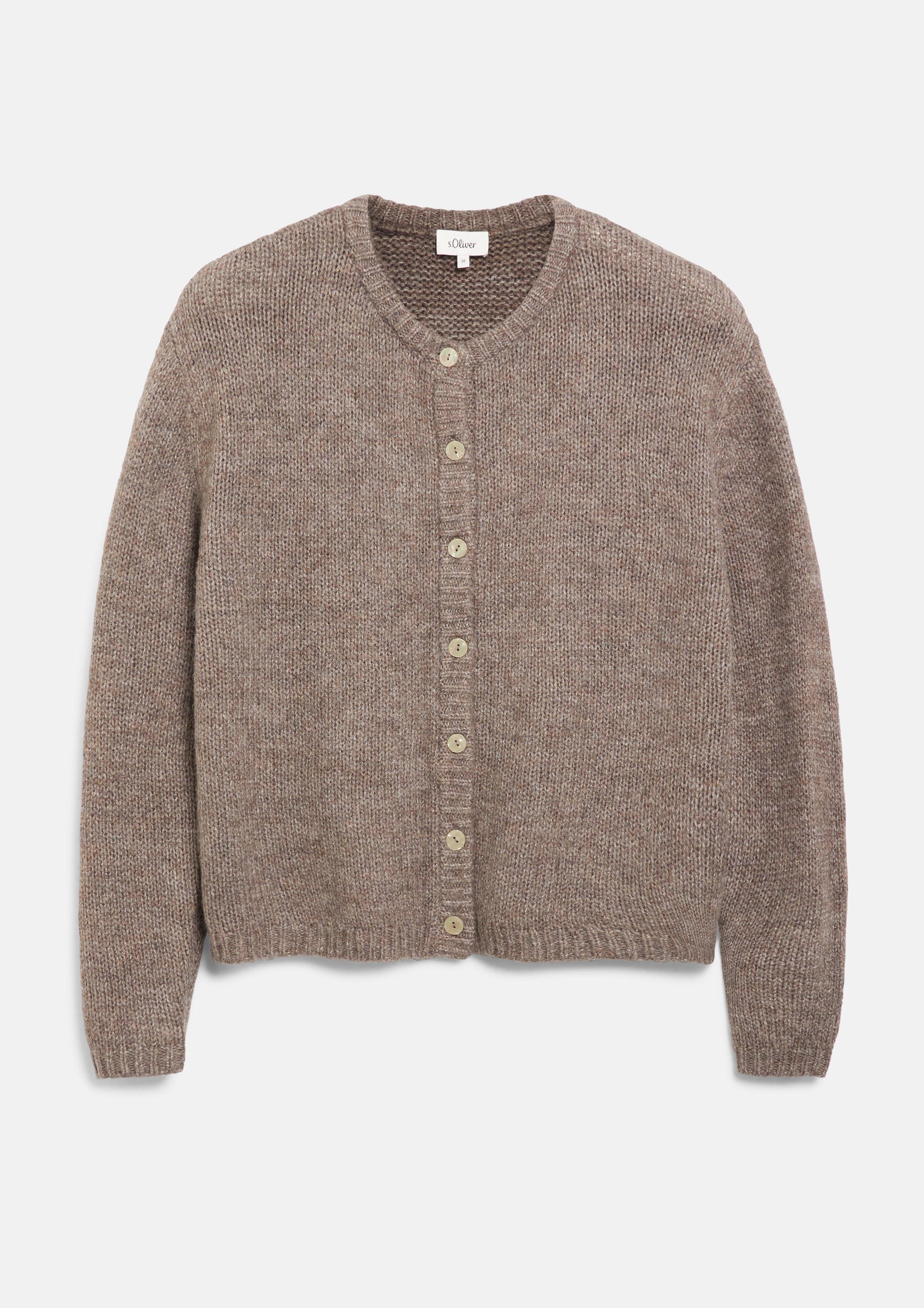 Damen Strickjacke in braun von s.Oliver