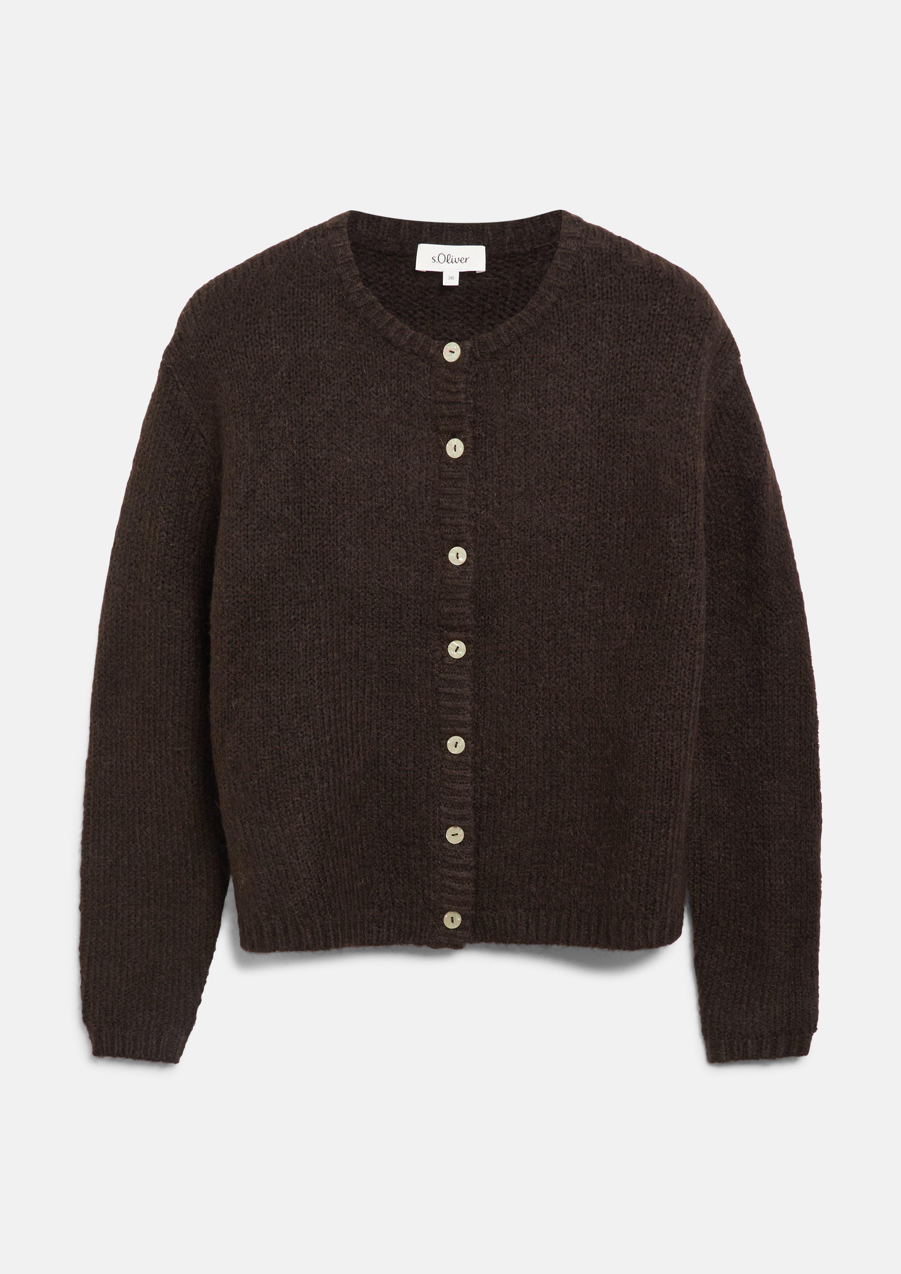 Damen Strickjacke in braun von s.Oliver