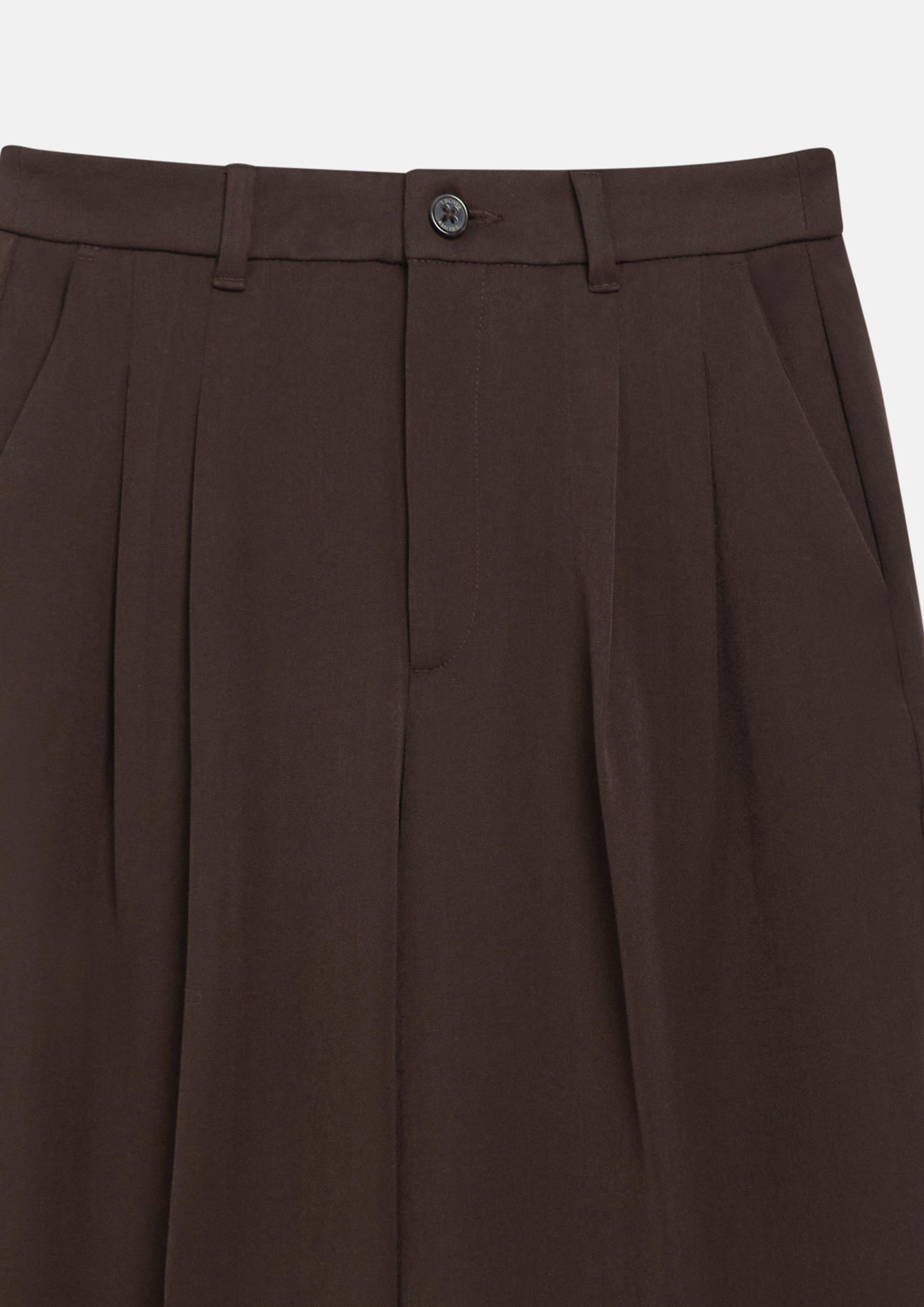 Damen Ankle-Hose mit Barrel Leg in braun von s.Oliver