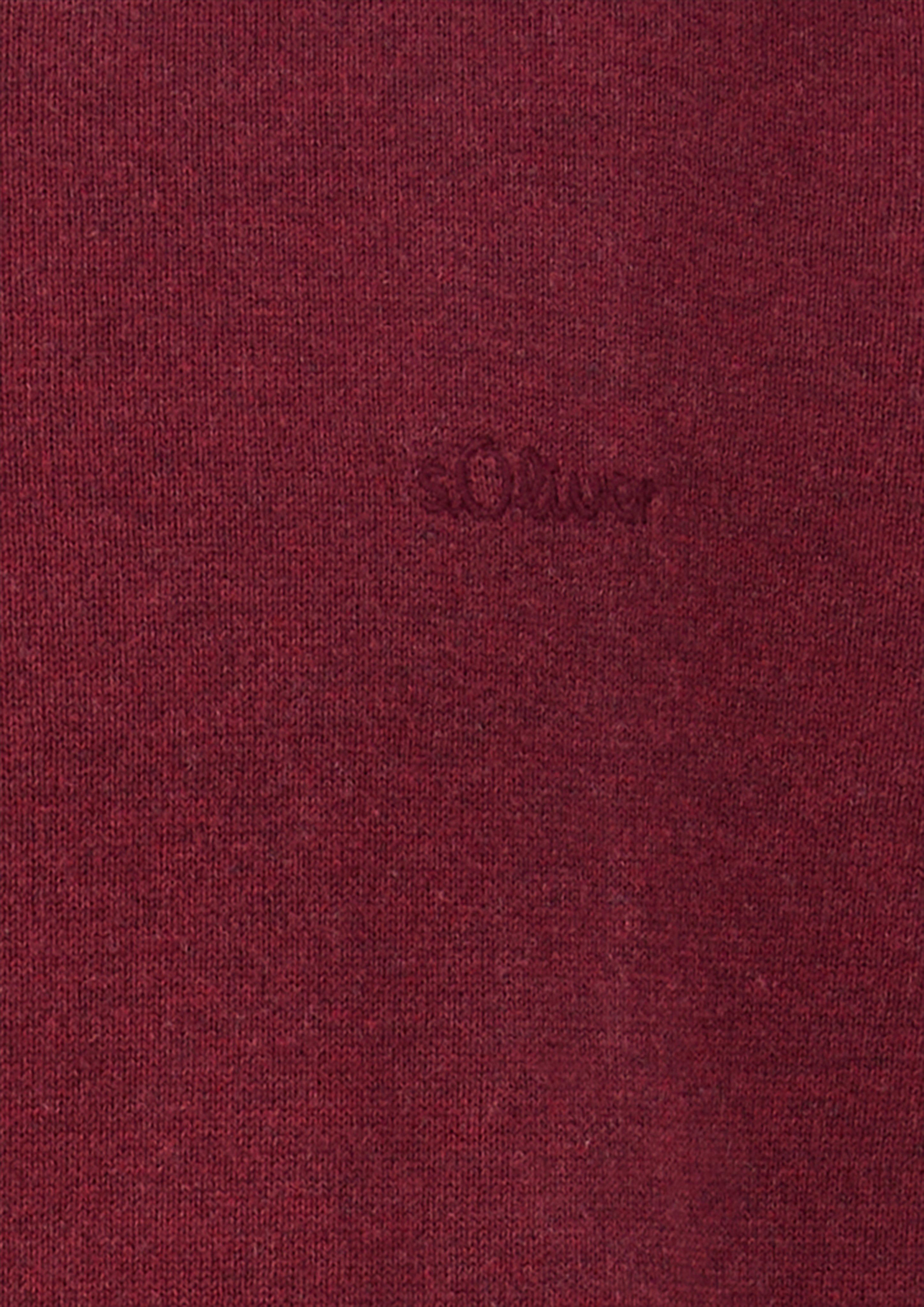 Hommes Pull en tricot en rouge de s.Oliver Men Tall Sizes