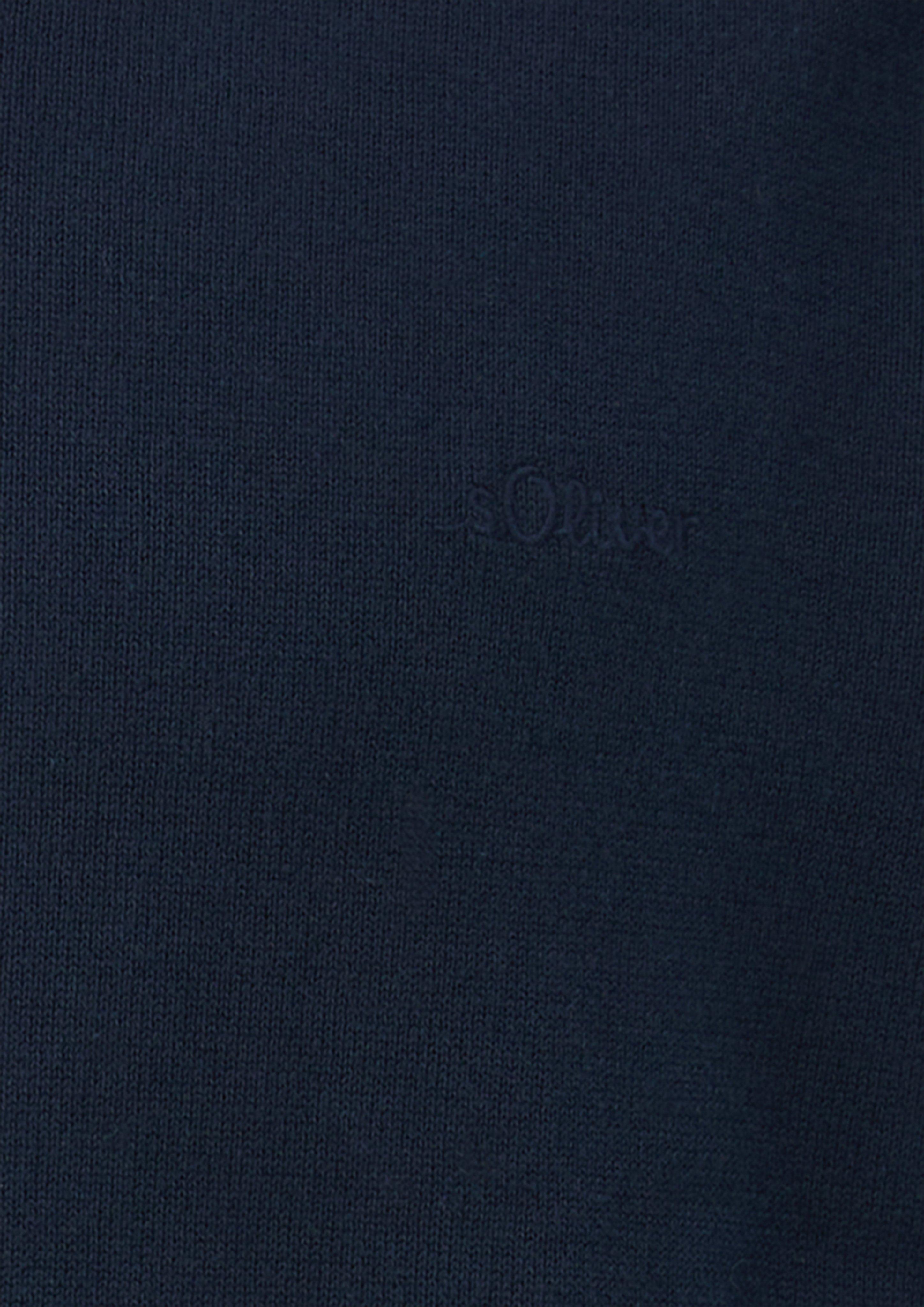 Men Knitted pullover in blue by s.Oliver Men Tall Sizes