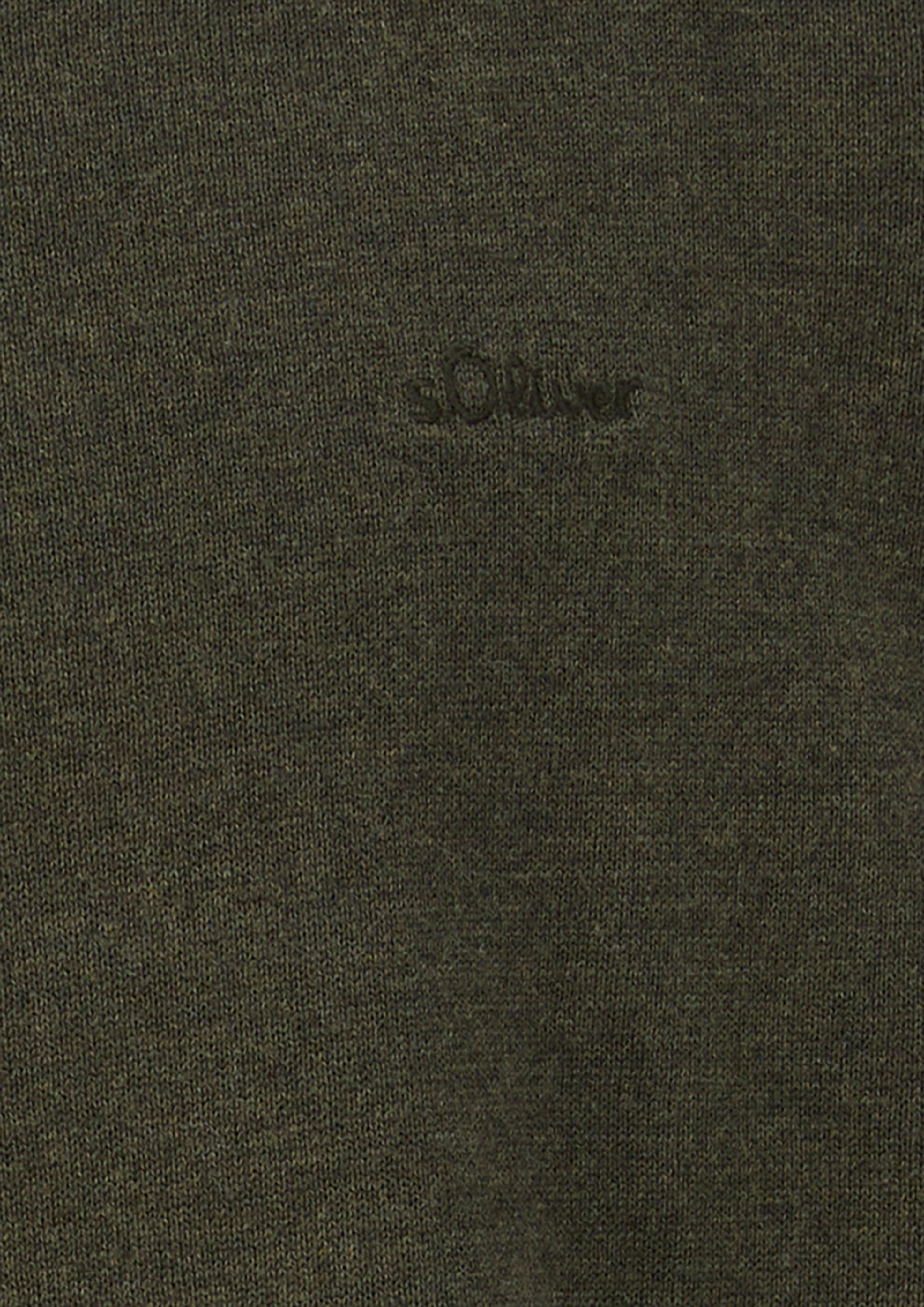 Hommes Pull en tricot en olive de s.Oliver Men Tall Sizes
