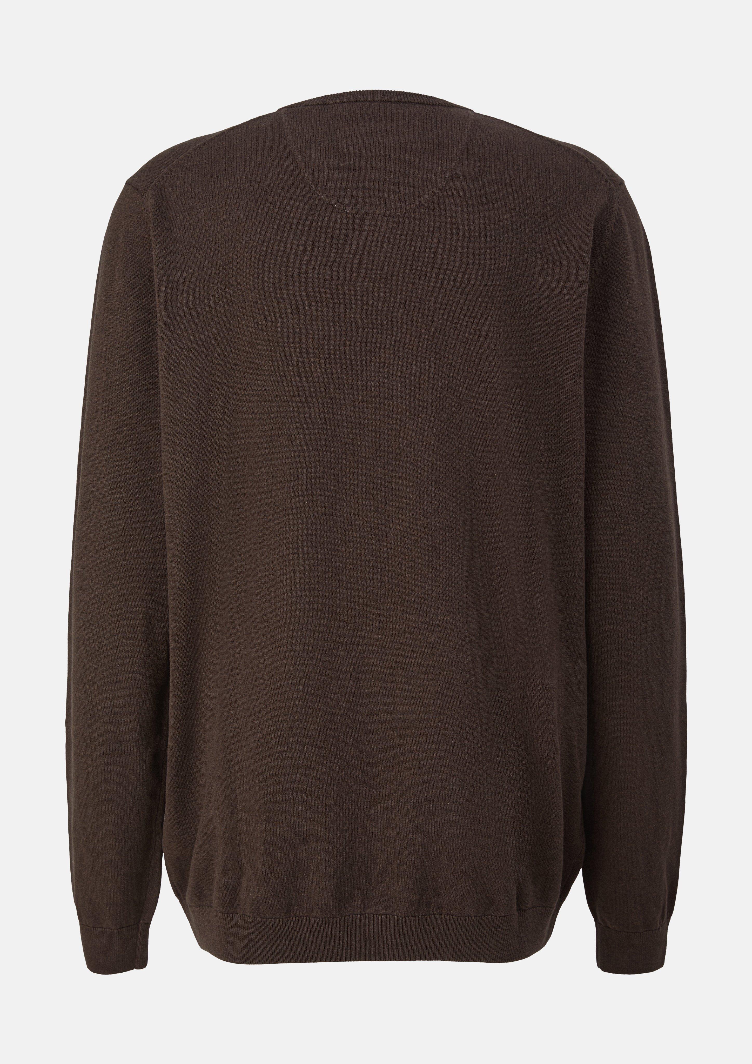 Hommes Pull en tricot en brun de s.Oliver Men Tall Sizes