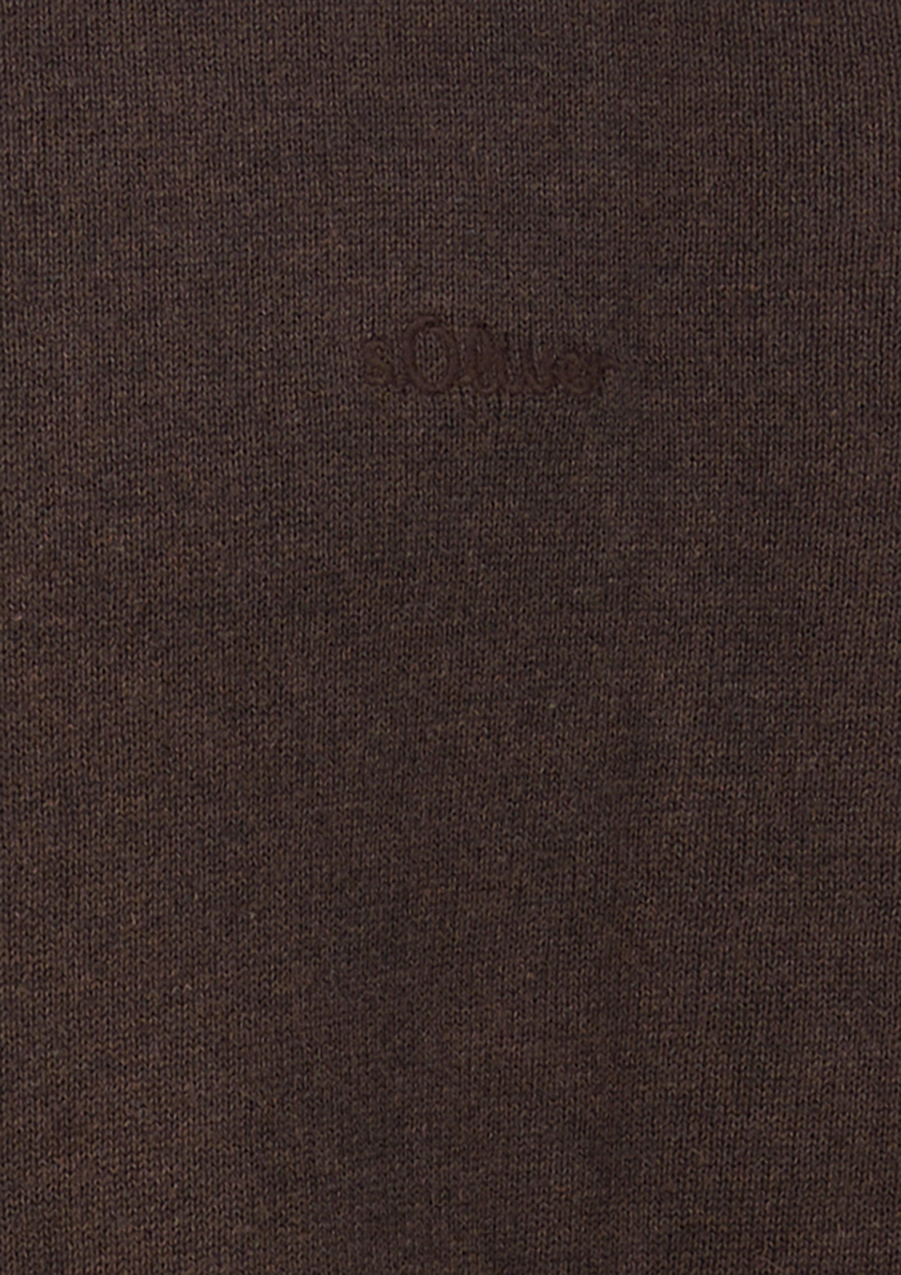 Hommes Pull en tricot en brun de s.Oliver Men Tall Sizes