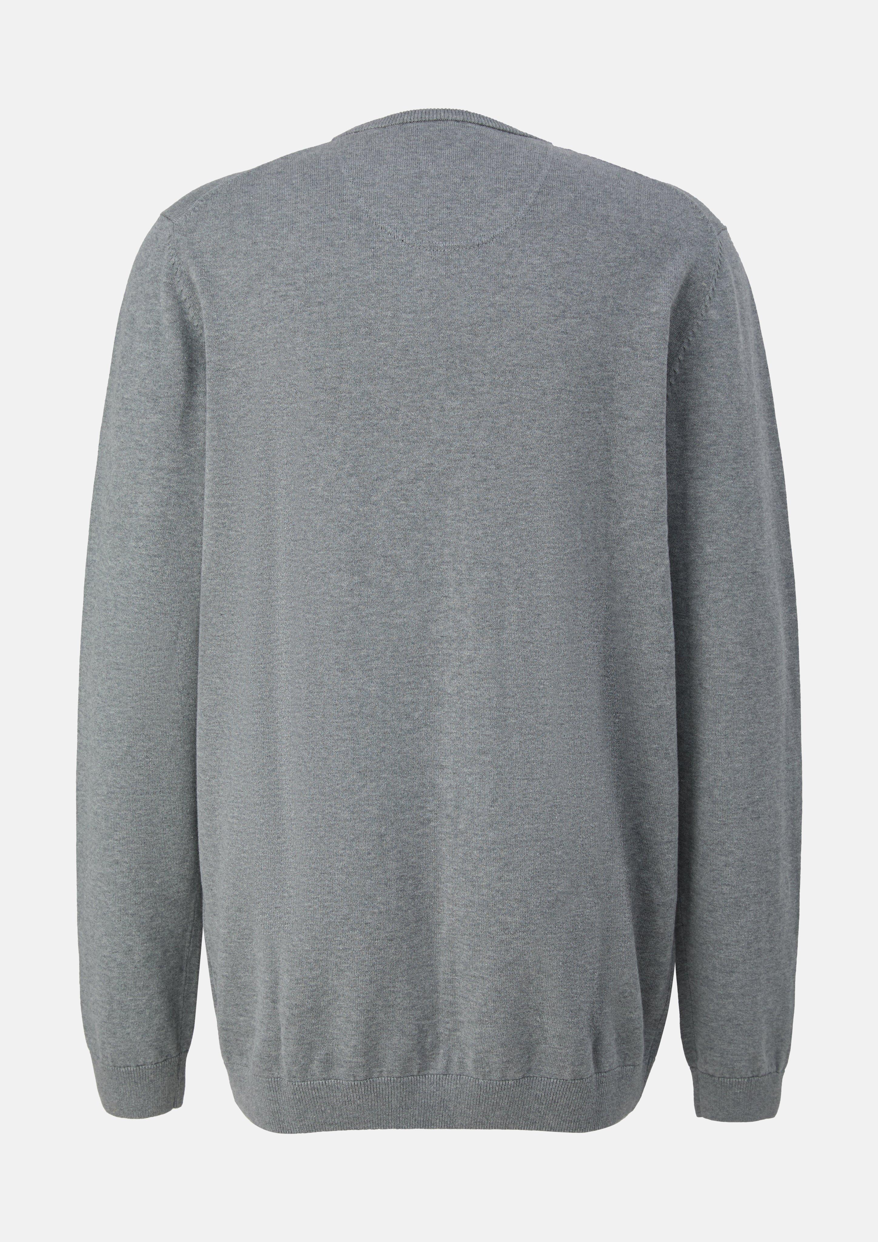 Hommes Pull en tricot en gris de s.Oliver Men Tall Sizes